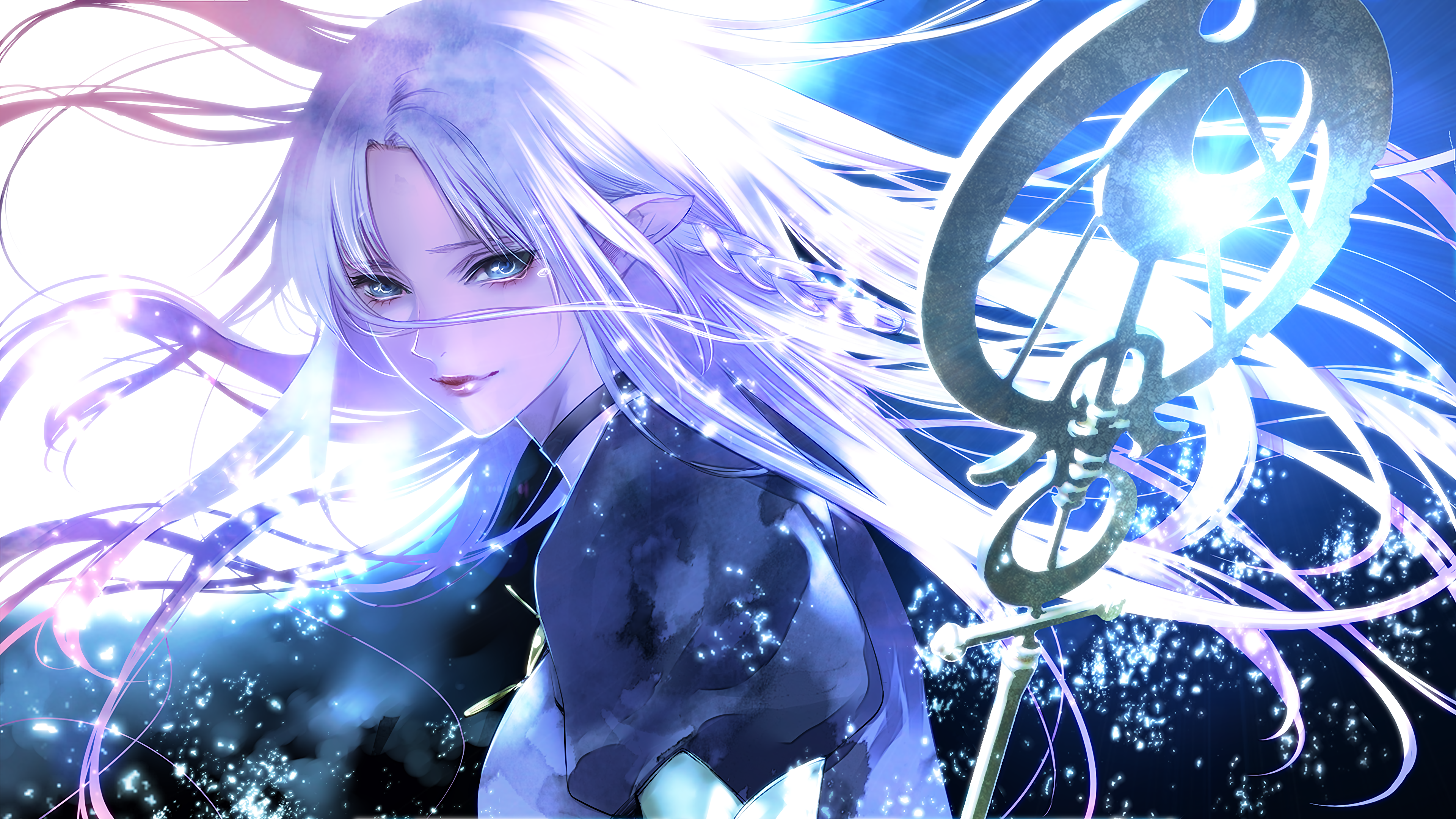 Fate Hollow Ataraxia Caster Wallpaper (4k) (Upscaled by me)