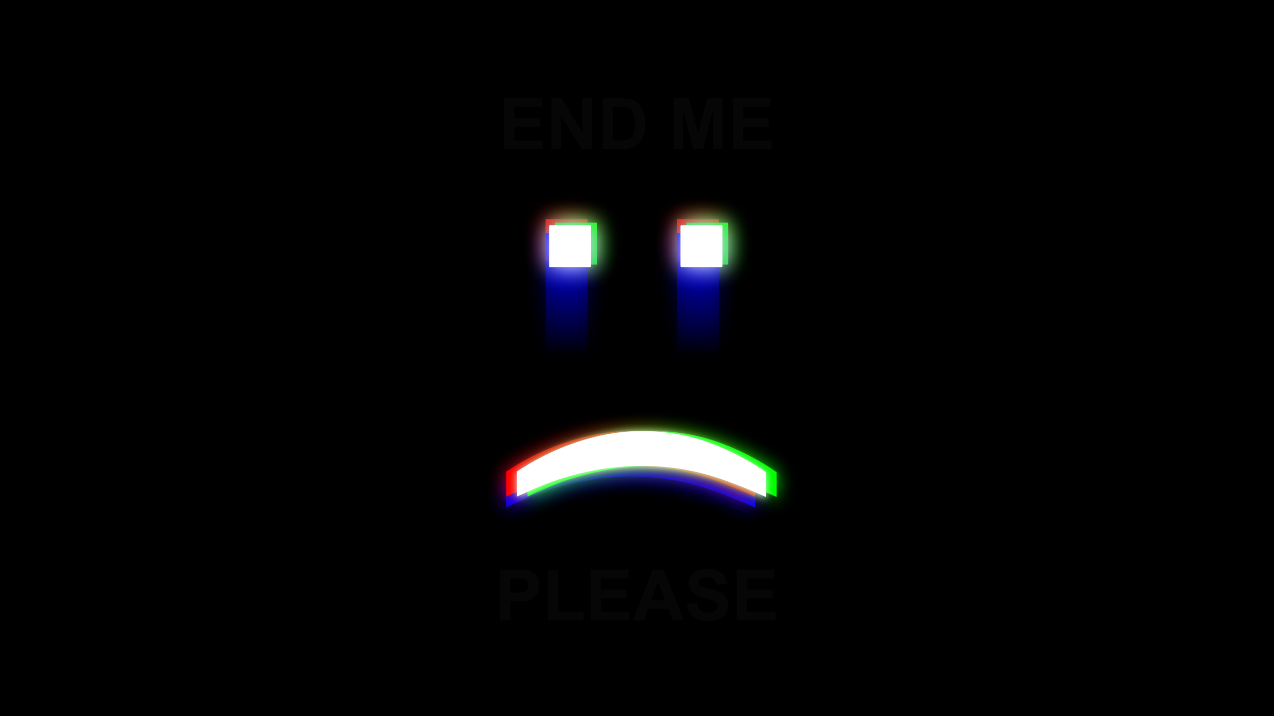 dark, Emoji, dark background, simple, depressing, minimalism, glitch art, dark humor HD Wallpaper