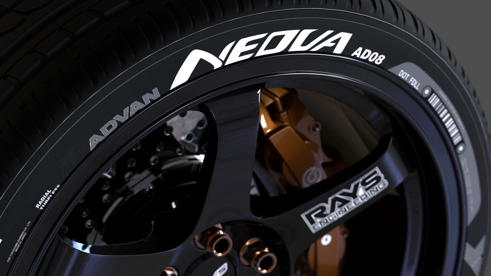 Volk TE37 / Brembo brakes, Maxime Perron