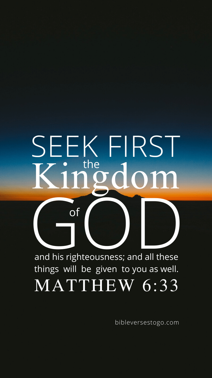 Matthew 6:33 Bible Verse Wallpaper Verses To Go