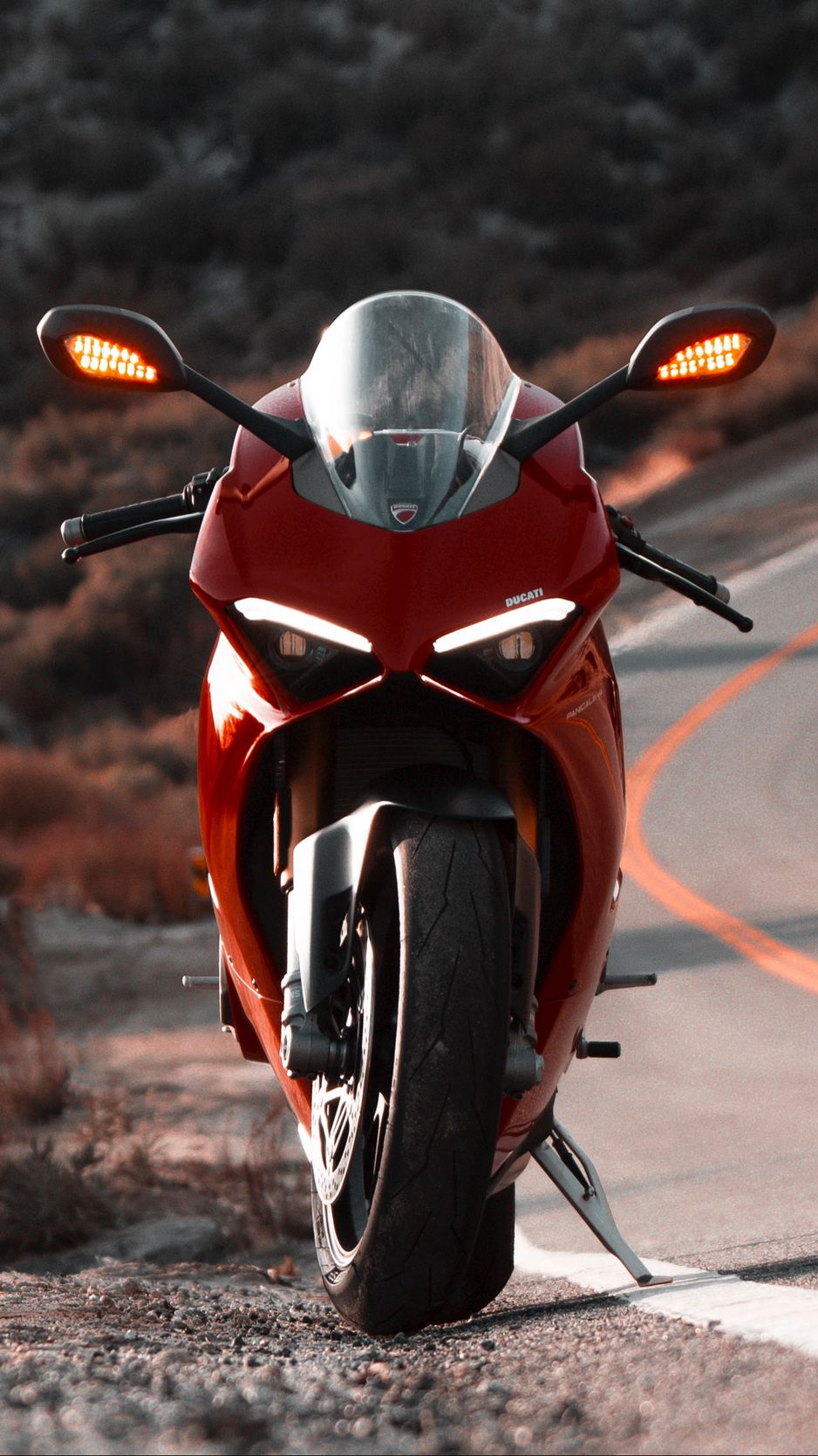 Download Wallpaper 938x1668 Ducati Panigale V4 S, Ducati, Motorcycle, Bike, Red, Front View Iphone 8 7 6s 6 For Parallax HD Background