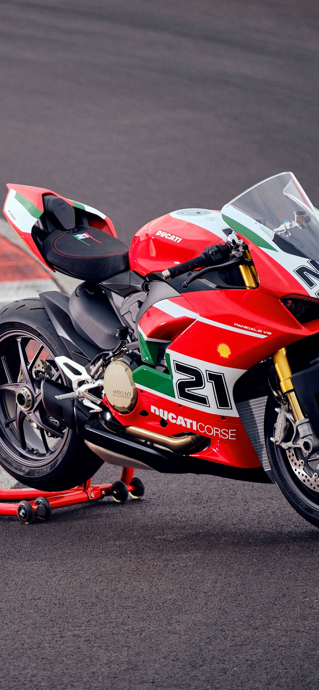 Ducati Panigale V2 Bayliss Wallpaper 4K, Sports bikes, Race track, 2021, 5K, Bikes