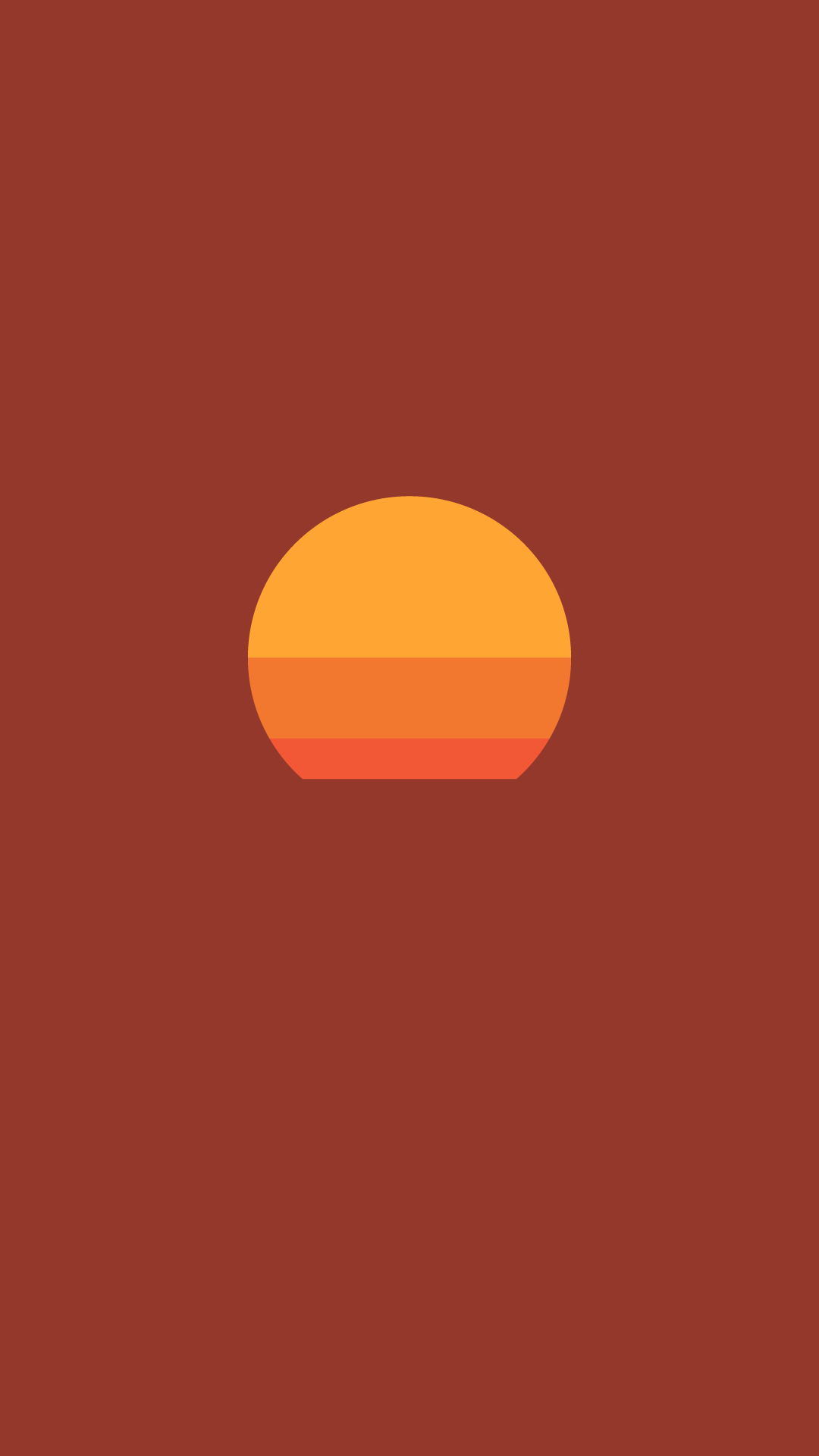 Minimalist Sunset Wallpaper [OC]. Sunset wallpaper, Minimalist wallpaper, Beautiful wallpaper