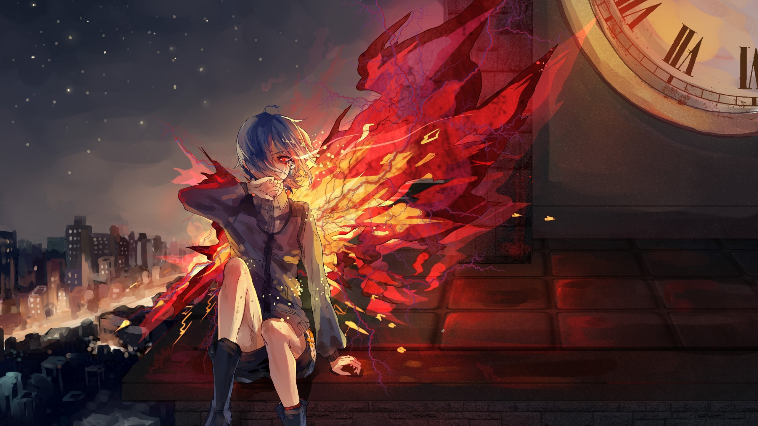 Fire wings  Tokyo ghoul wallpapers, Tokyo ghoul, Tokyo ghoul anime