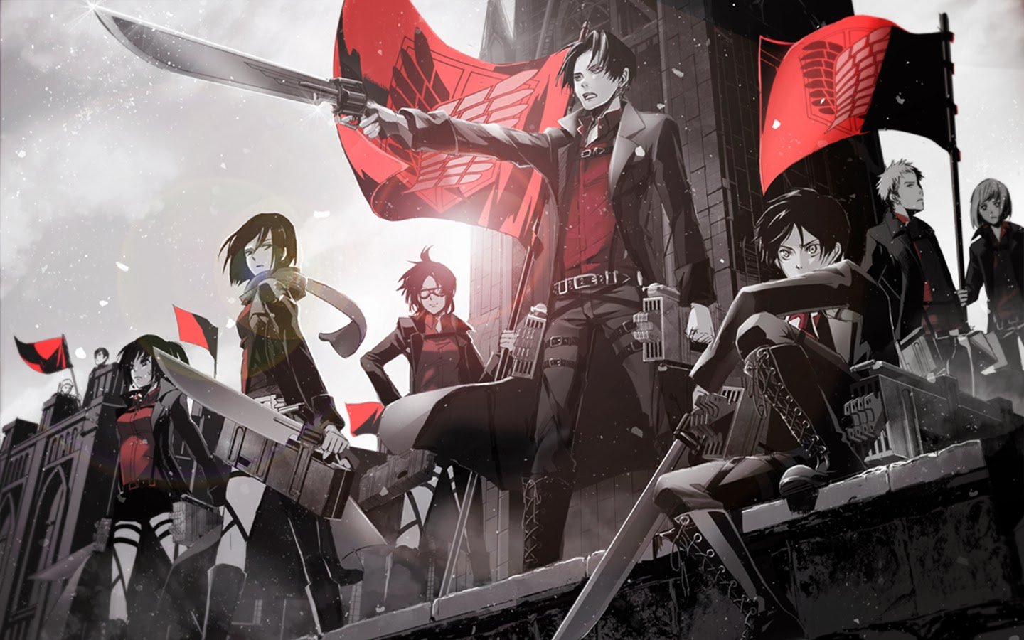 shingeki no kyojin anime wallpaper