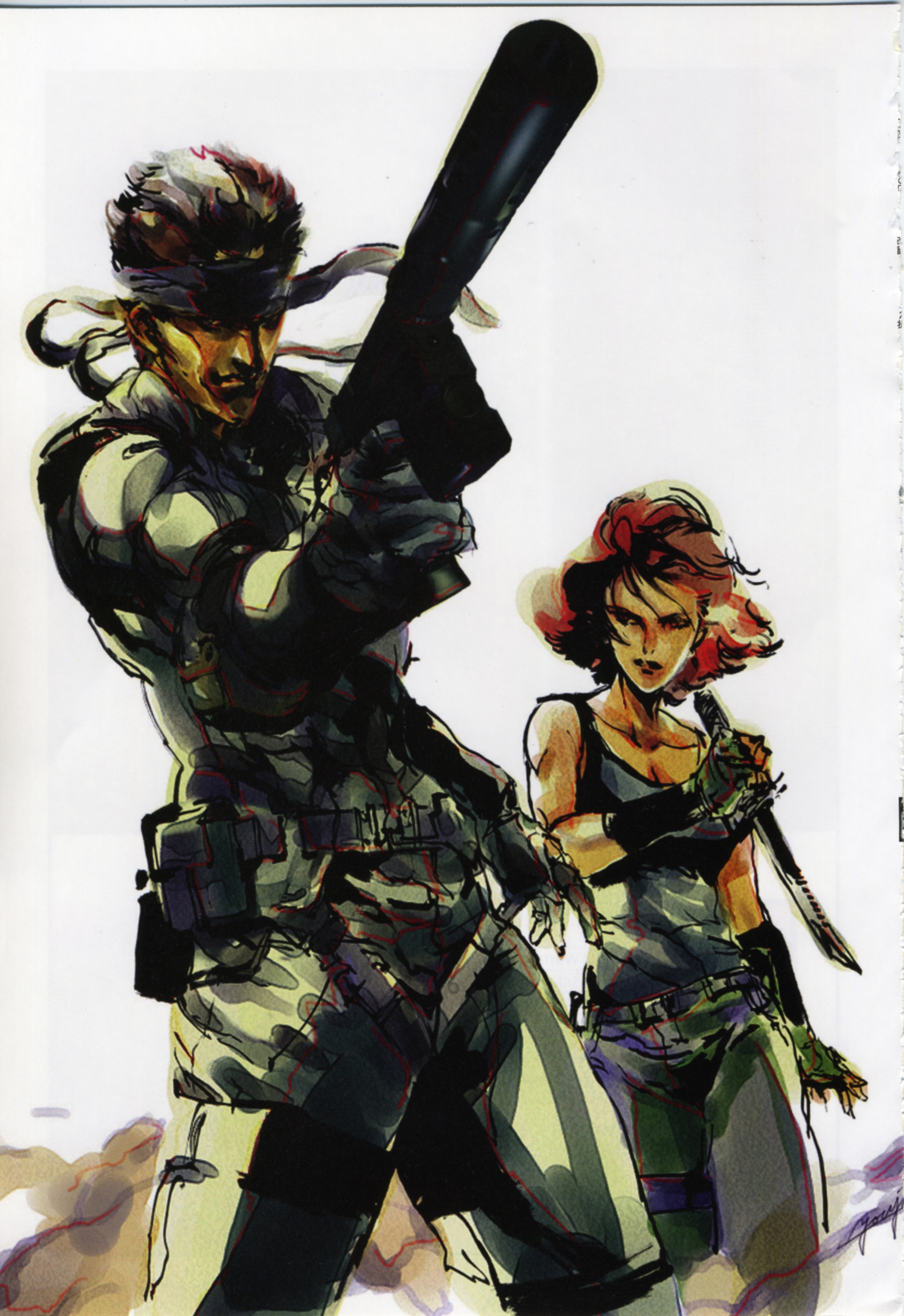 Yoji Shinkawa Metal Gear Art HD Wallpaper
