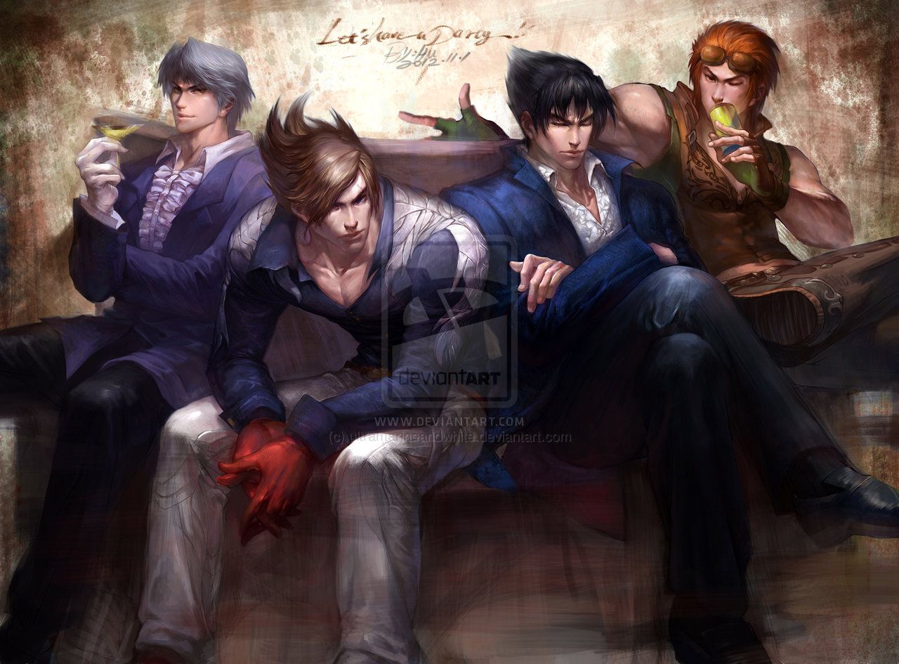 Tekken Lars Jin Kazama Lee HWOARANG. Jin kazama, Jin, Fighting games