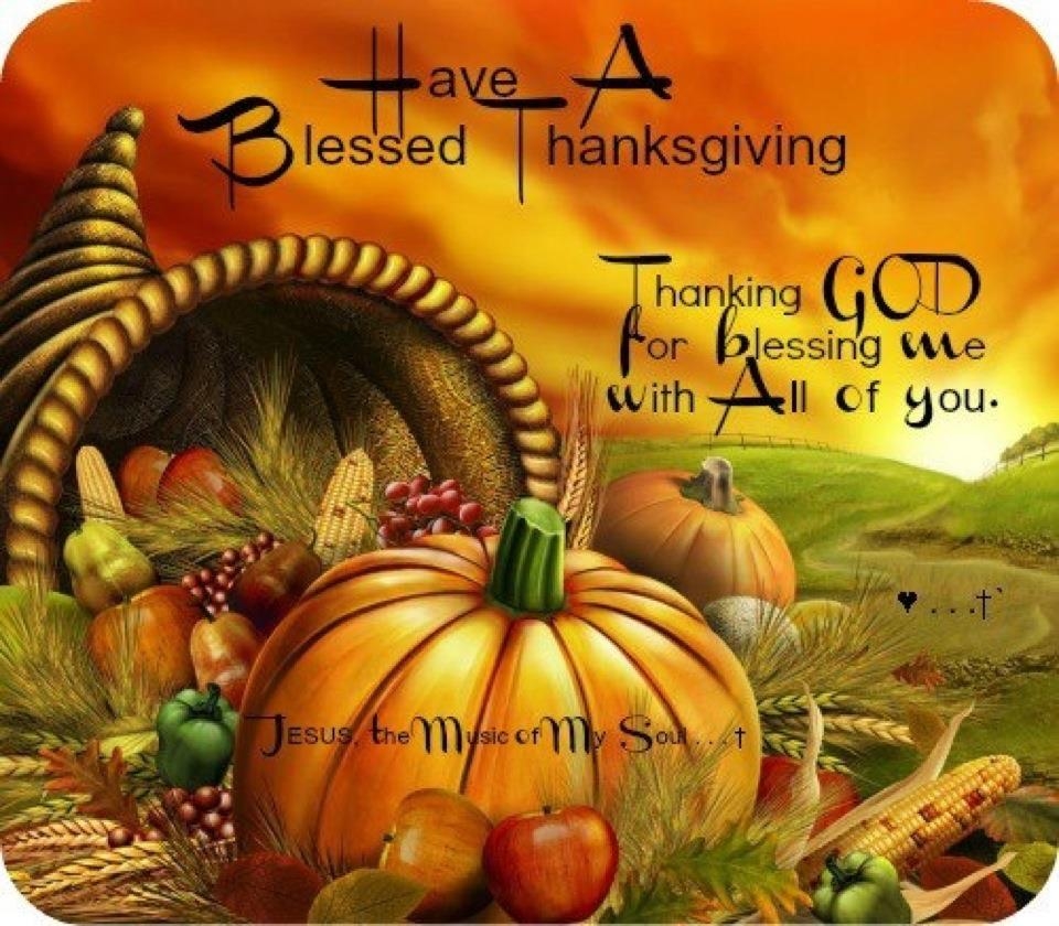 Happy Thanksgiving Blessing Image