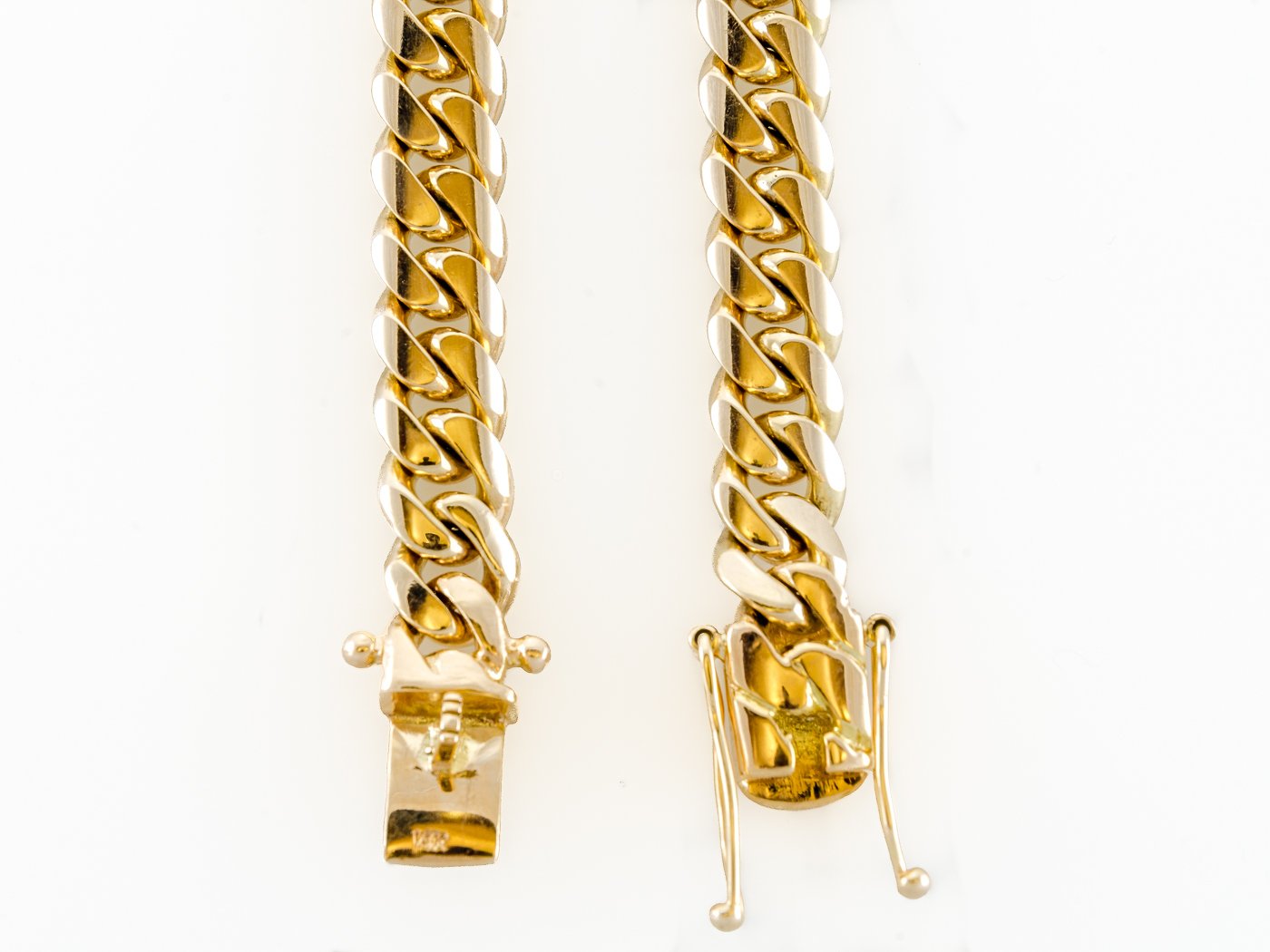 14k Yellow Gold Miami Cuban Link Chain 26 10.2mm