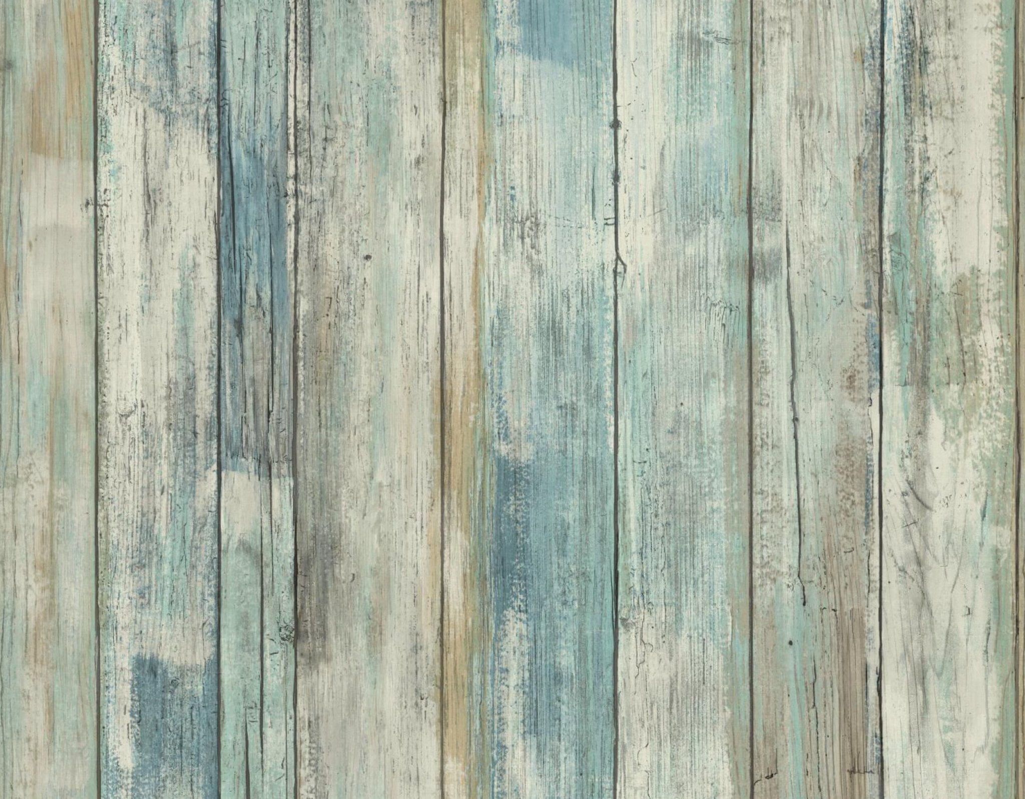 Wallplanks Wallpaper Aqua Wood Plank Peel and Stick Indiv