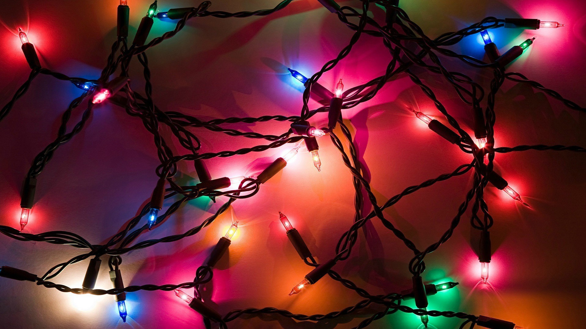 Christmas Lights Art Wallpapers - Wallpaper Cave