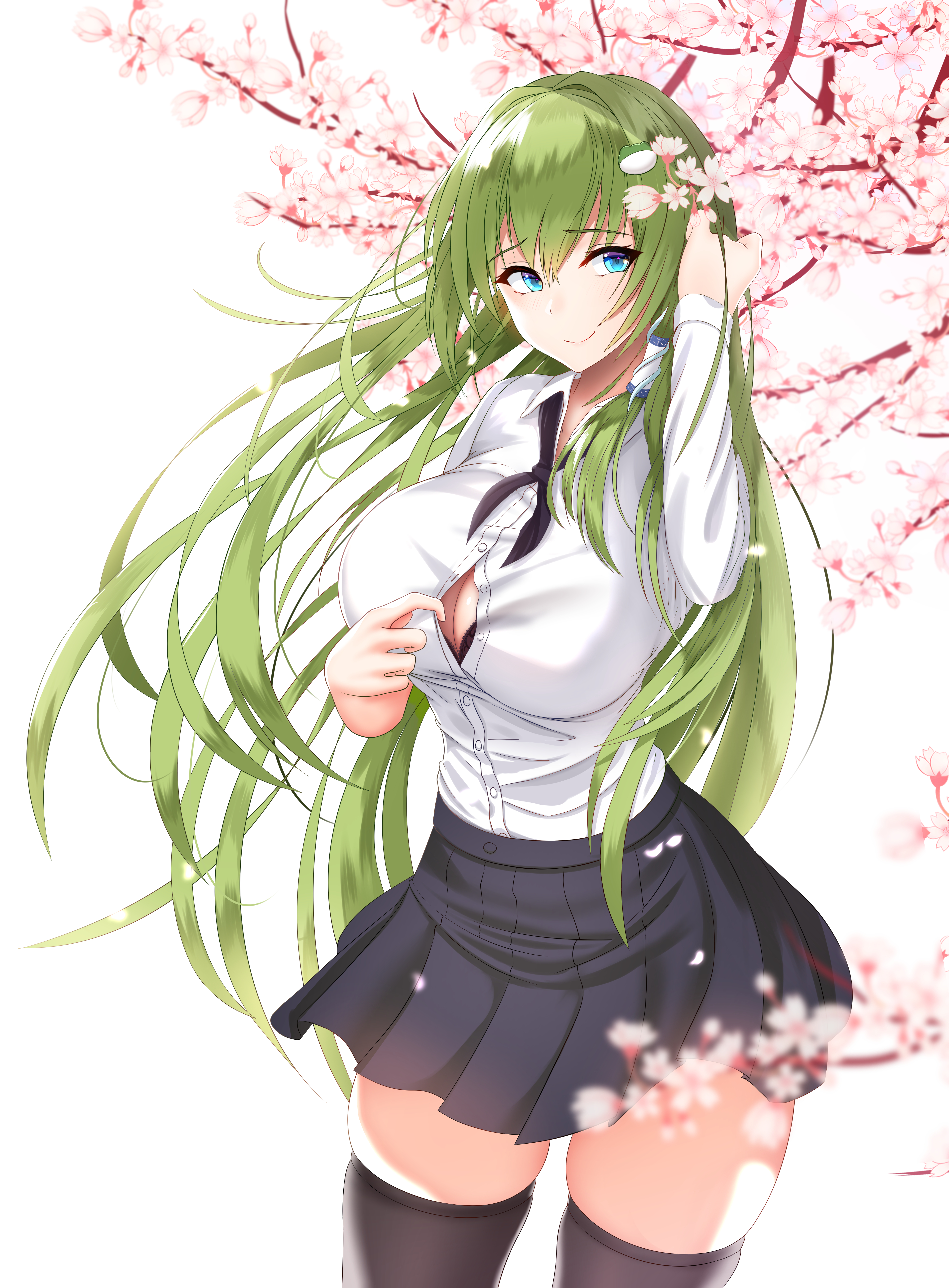 Green Hair Anime Wallpapers - Wallpaper Cave