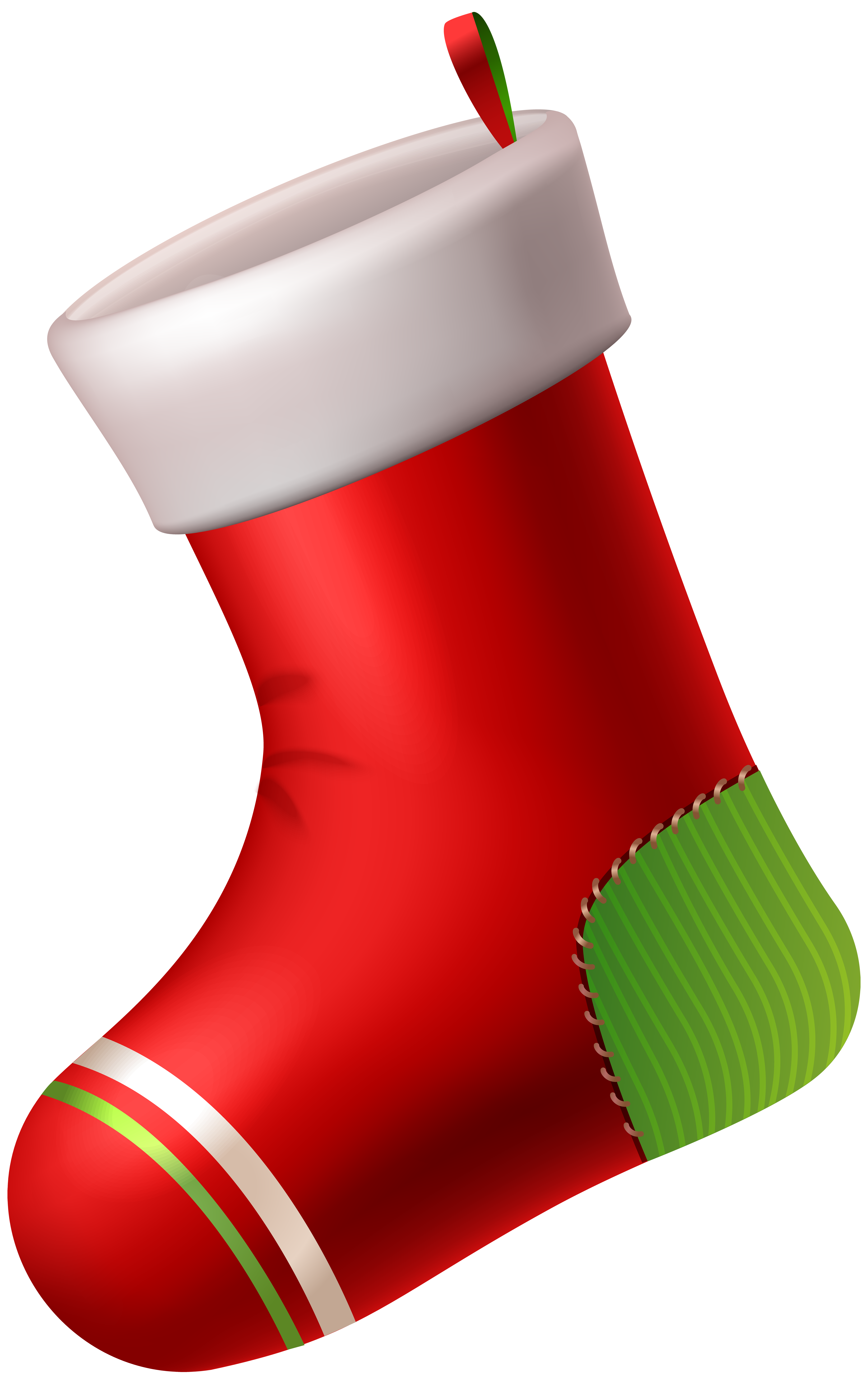 Red Christmas Stocking PNG Clip Art​-Quality Image and Transparent PNG Free Clipart