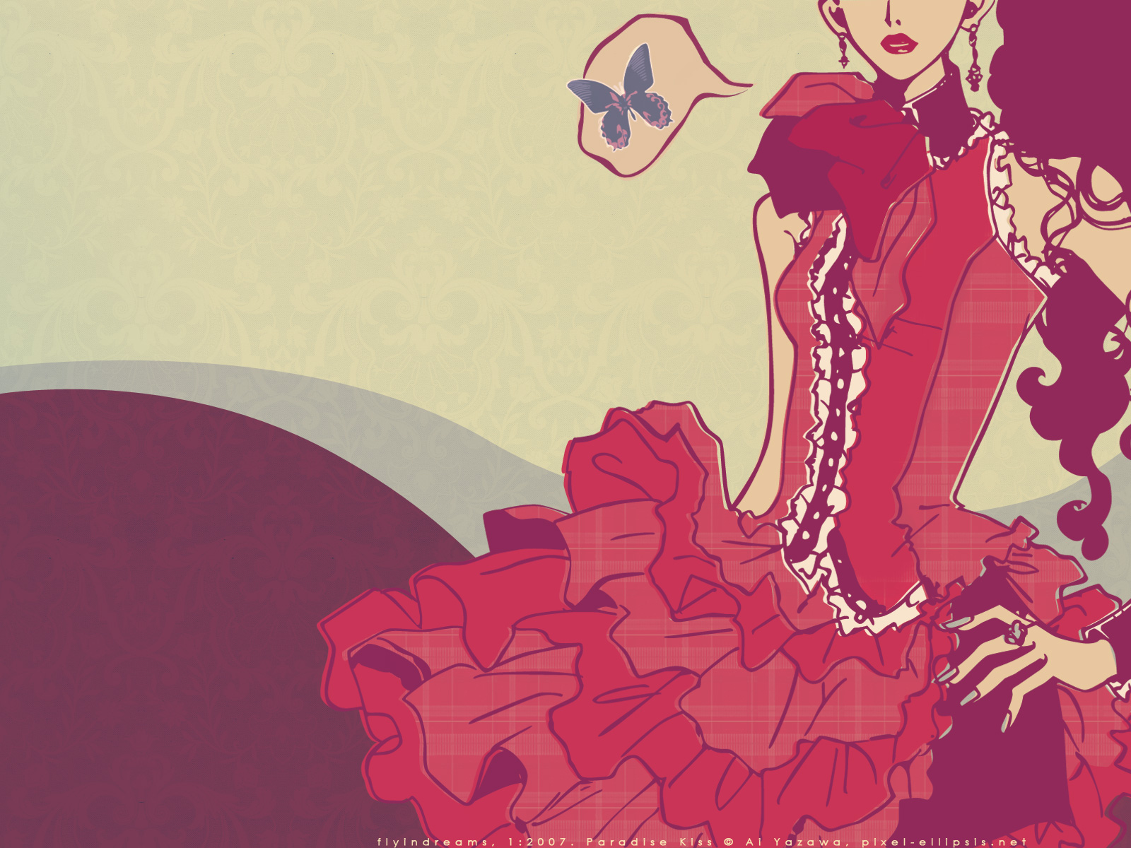 Paradise Kiss Wallpaper: Lonely in Gorgeous