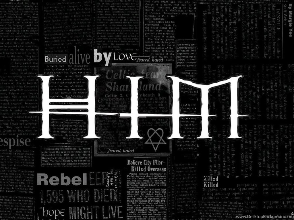 Him Band Logo Wallpaper Desktop Background