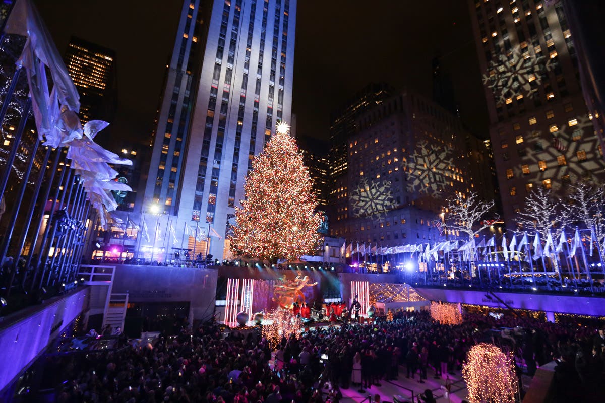 Photos: Rockefeller Center's Christmas Tree Lighting. New York City, NY Patch