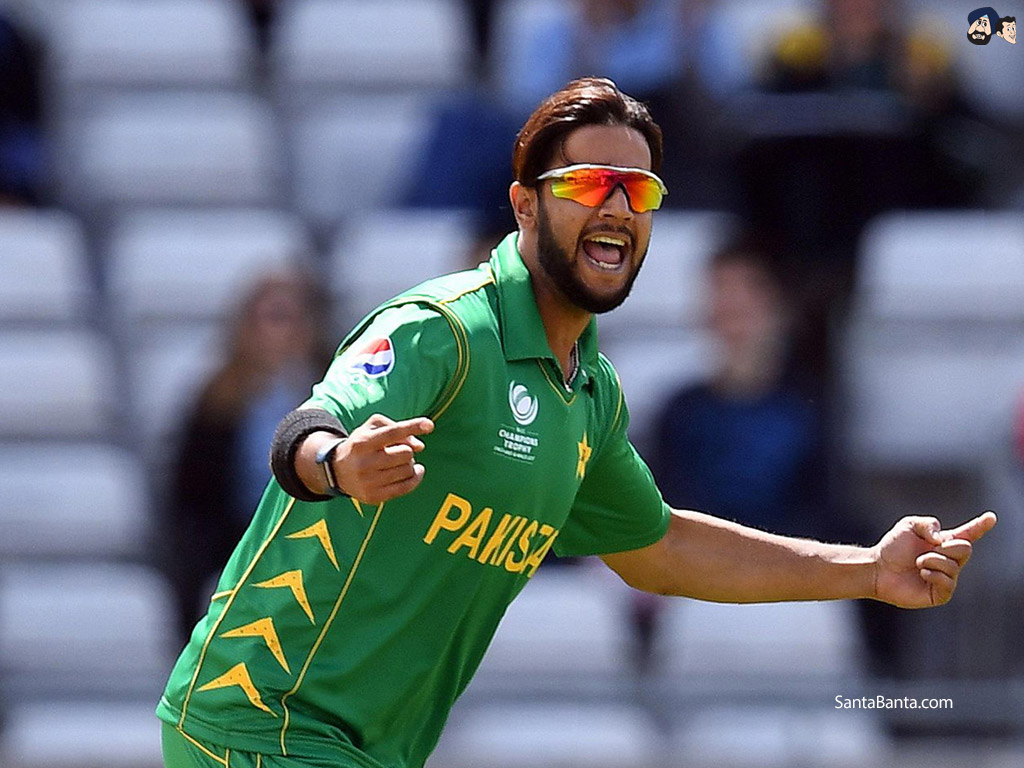 Welsh Born Pakistani Cricketer, Imad Wasim Left Armer
