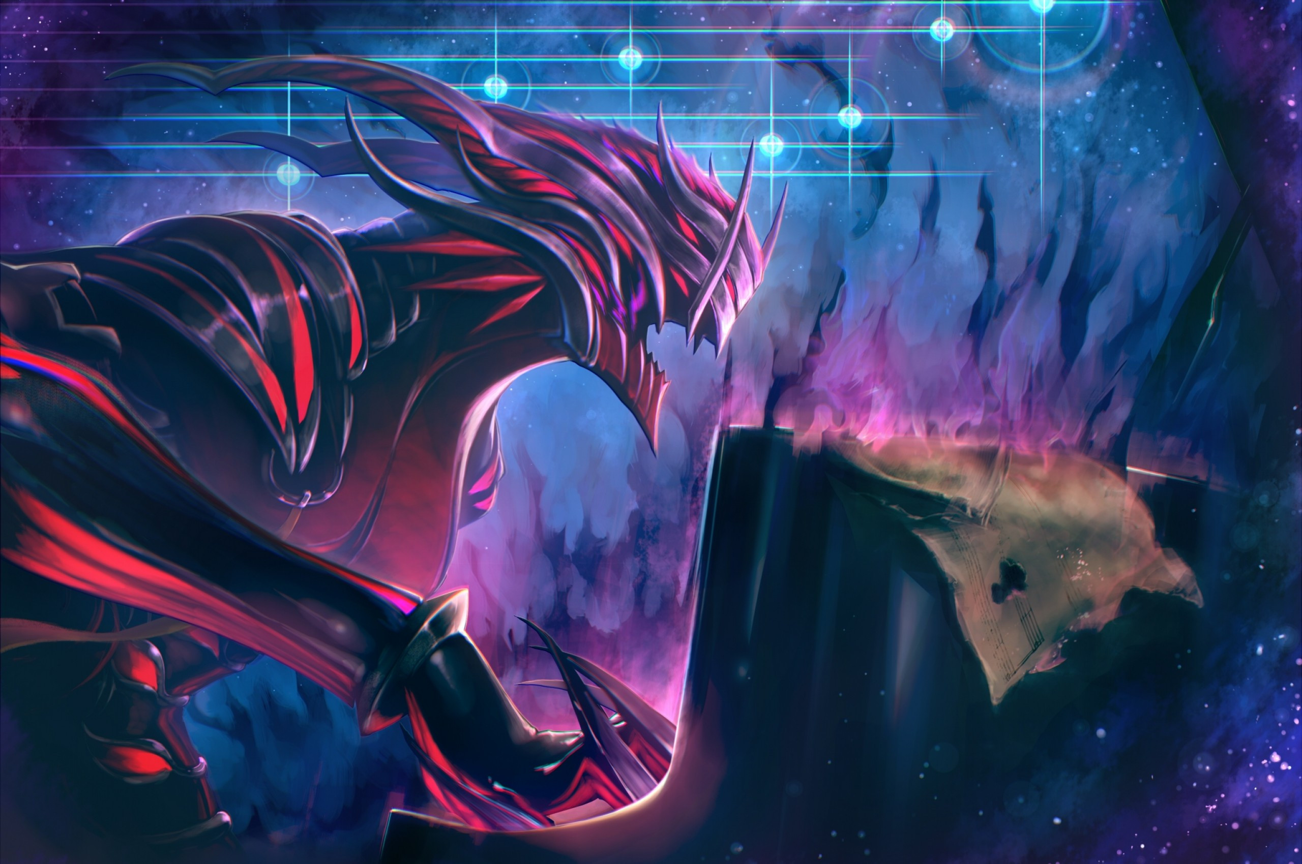 Download 2560x1700 Avenger, Fate Grand Order, Creepy Monster Wallpaper for Chromebook Pixel