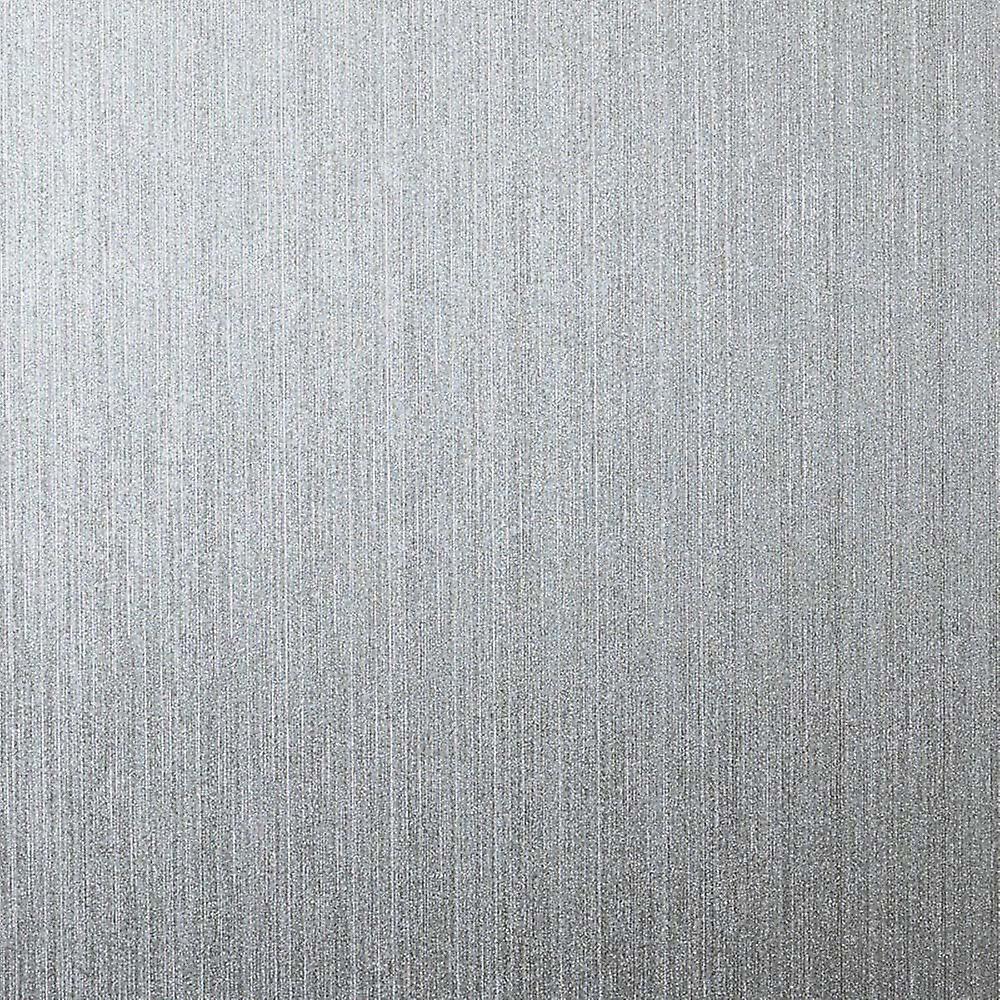 Silver Foil Metallic Wallpaper Plain Texture Vinyl
