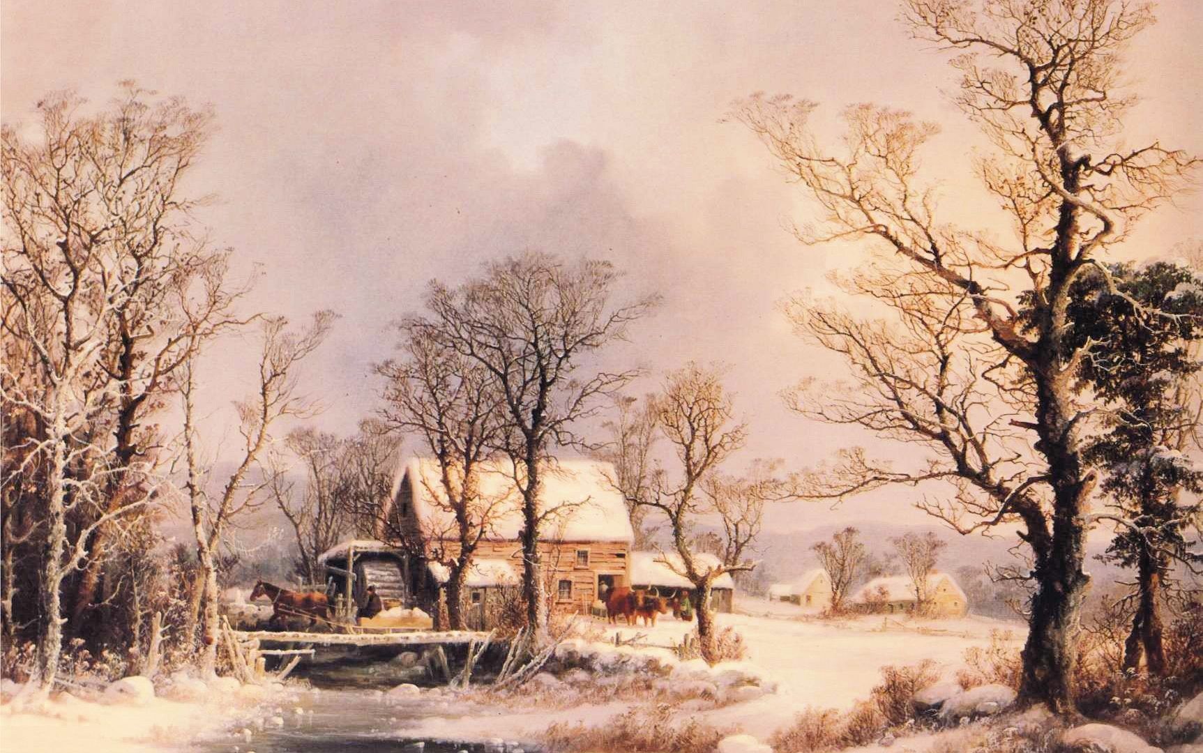 Country Winter Wallpaper