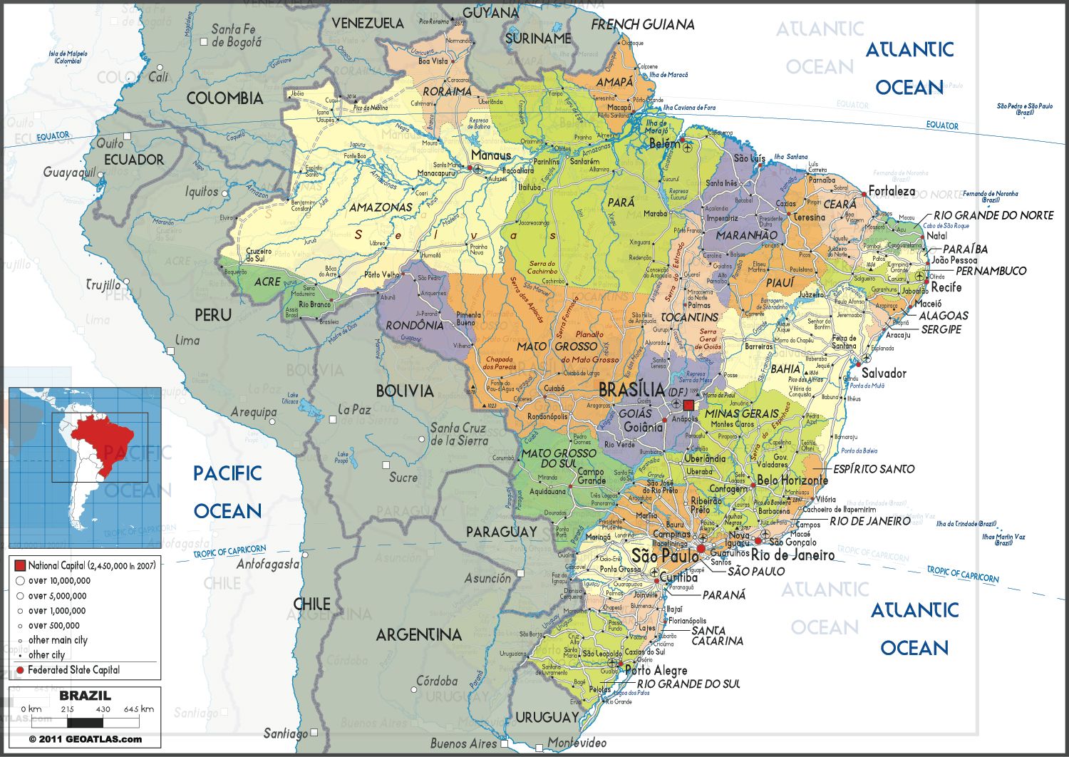 Brazil Map Wallpaper Free Brazil Map Background
