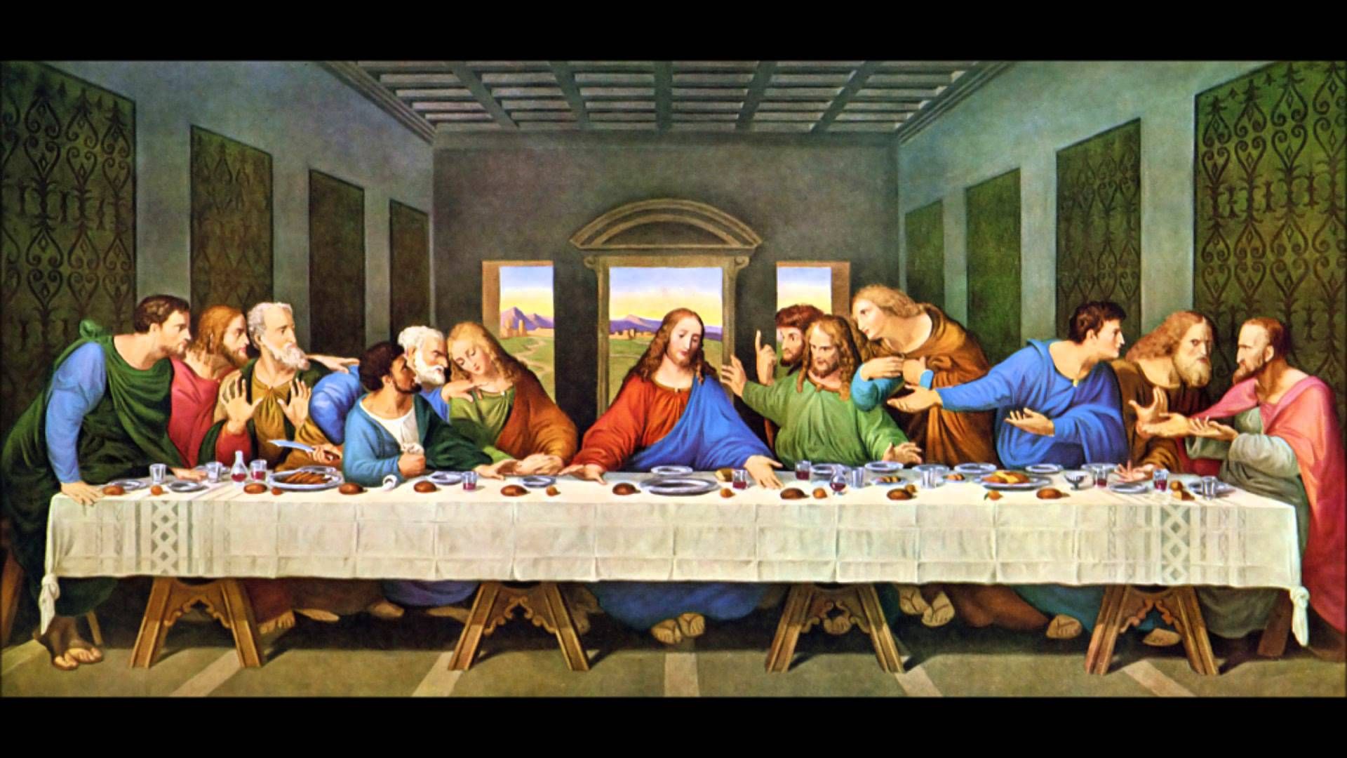 The last supper painting, Da vinci last supper, Last supper