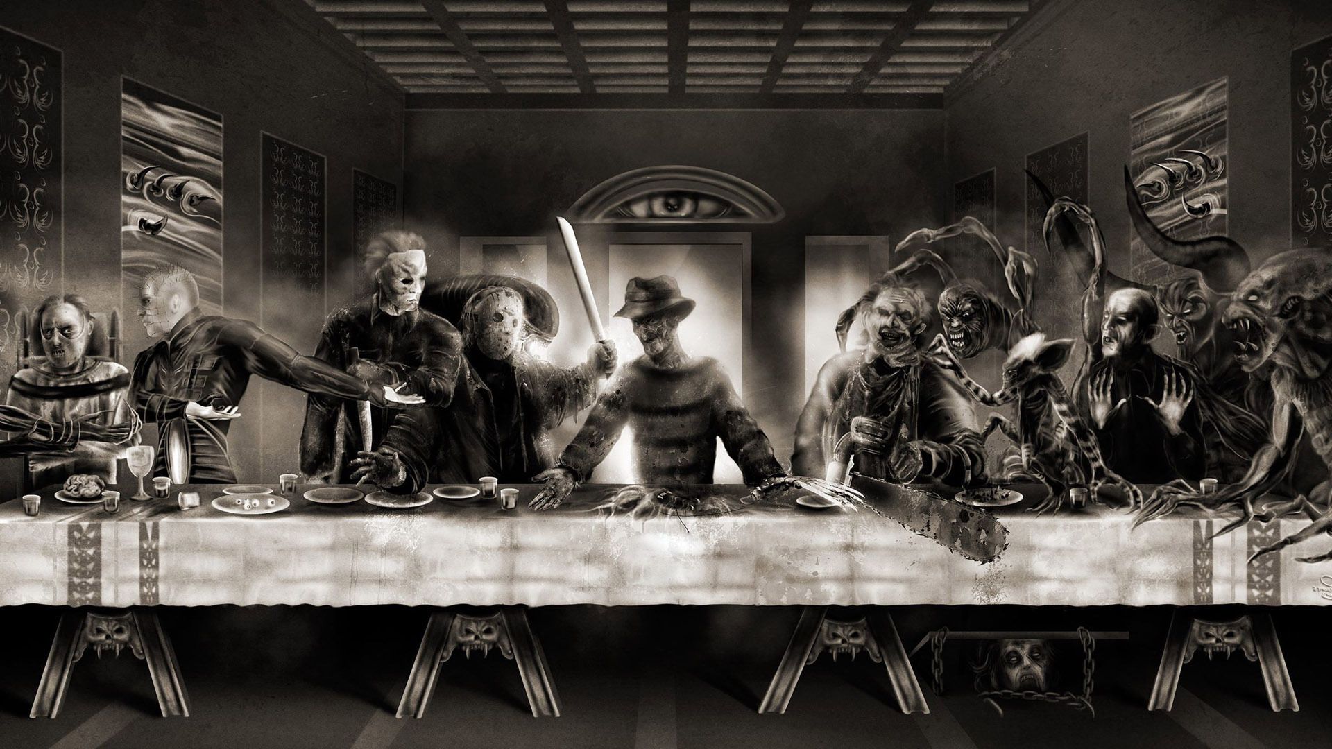 Last Supper Horror Poster