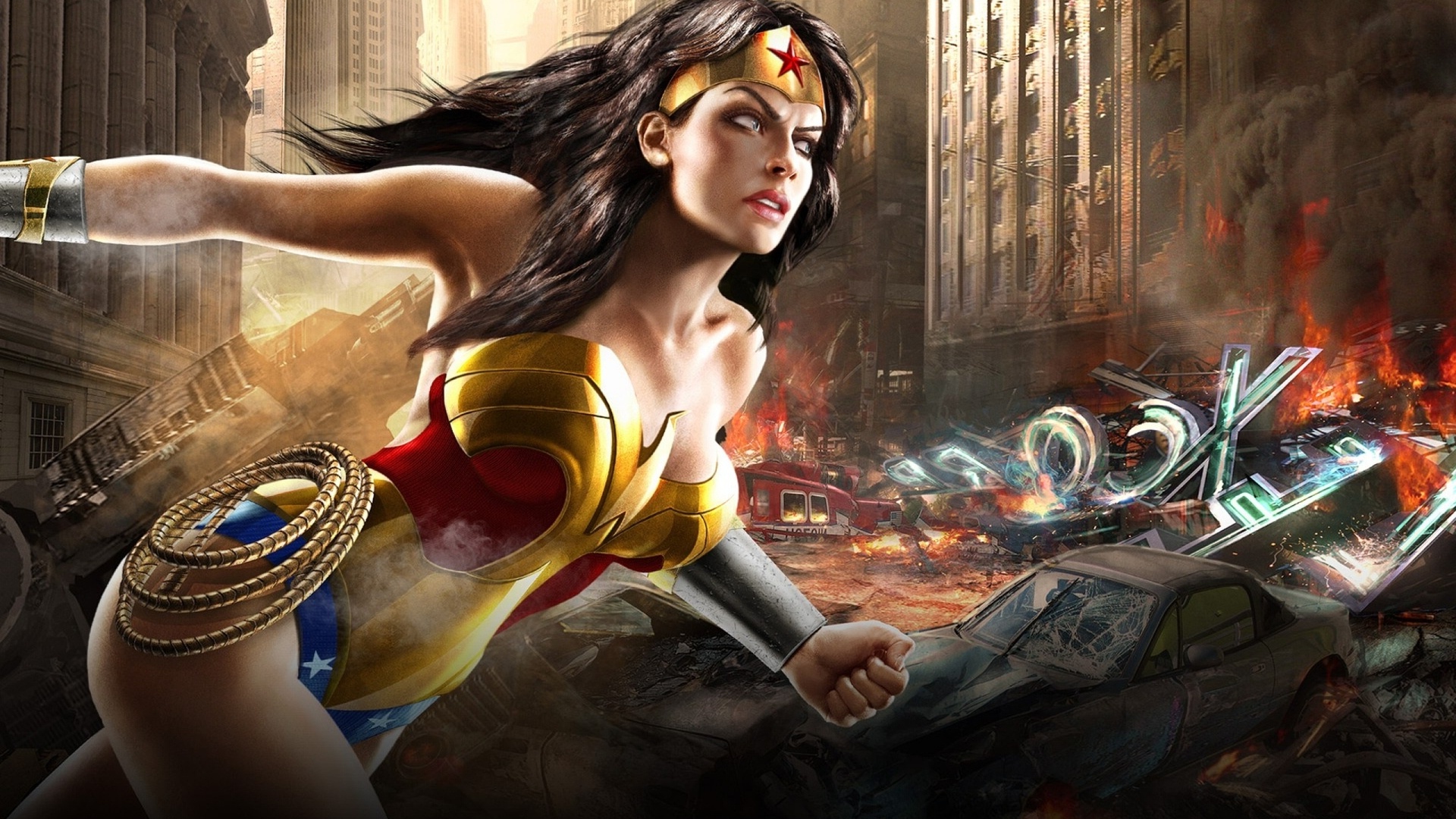 DC Comics, Wonder Woman, Video Games, Superheroines Wallpaper HD / Desktop and Mobile Background