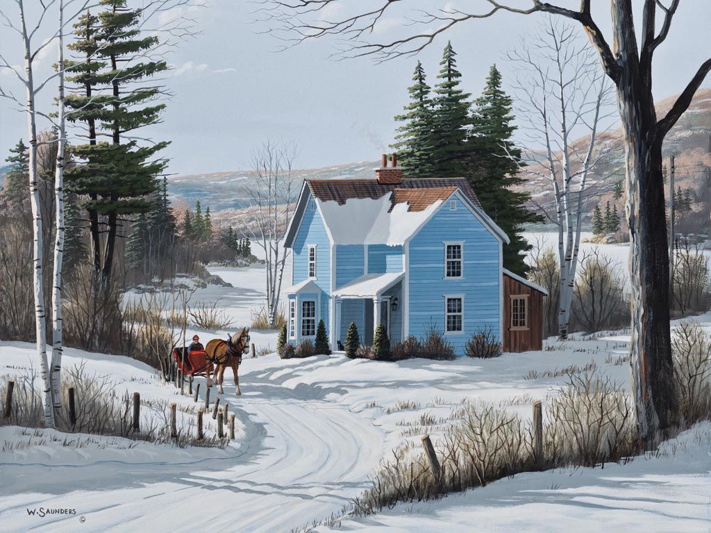 Winter Farmhouse Desktop Wallpaper NEWS SITE
