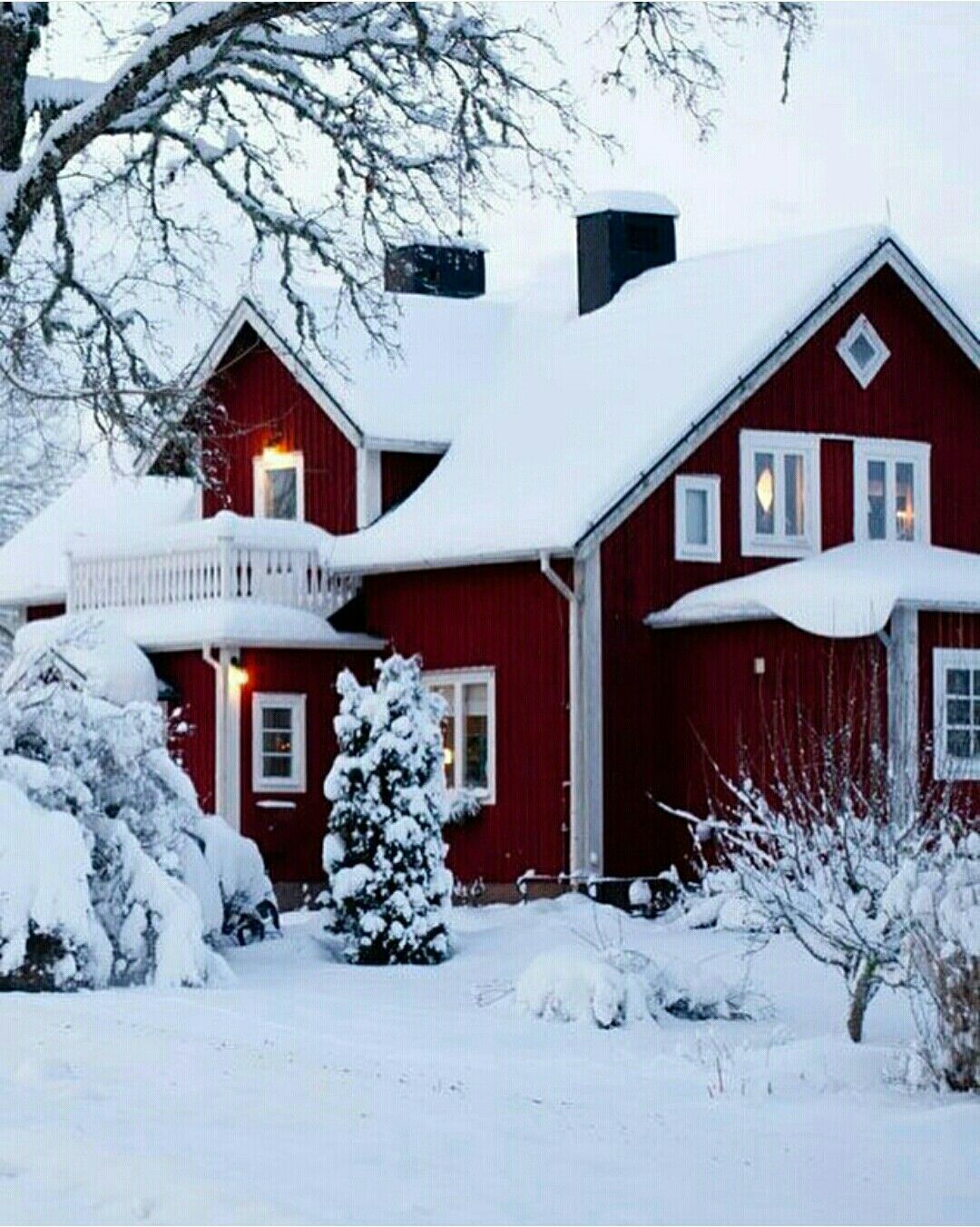 Farmhouse Winter Wallpapers - Wallpaper Cave