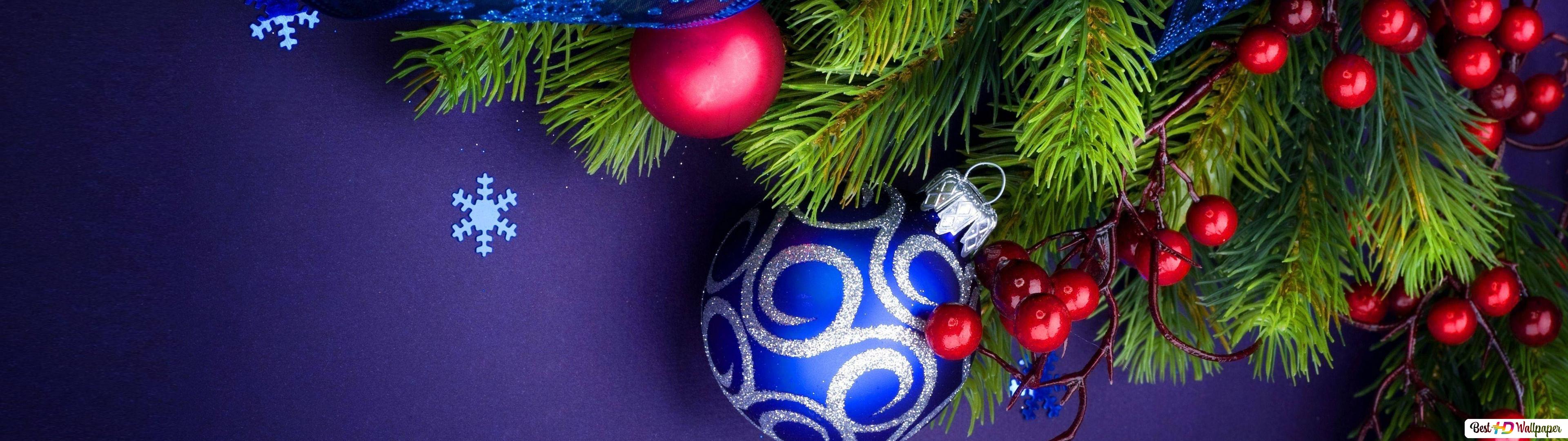 Christmas fir branch HD wallpaper download