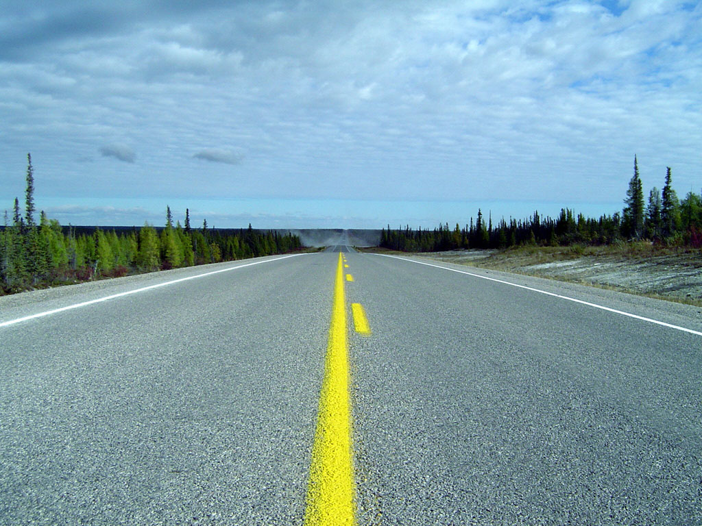 Yellow Line On Road