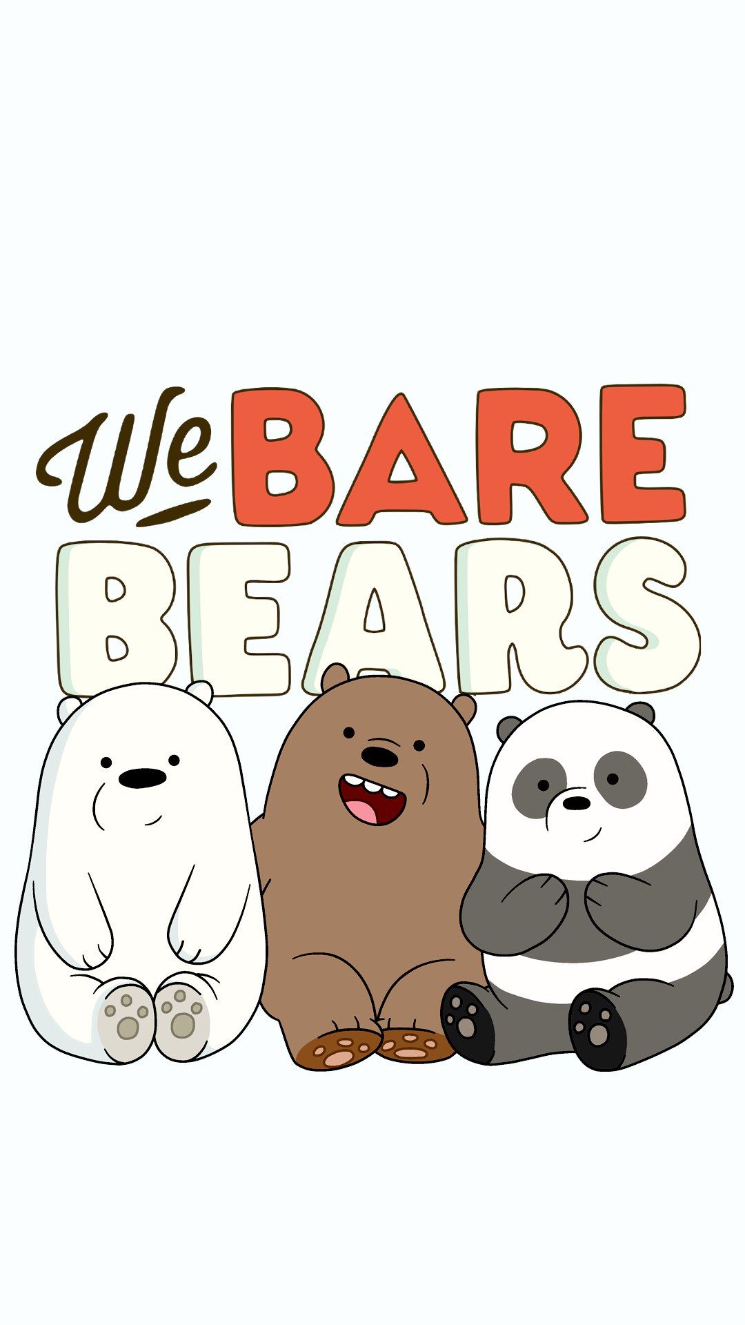 We bare bears, illustration, cute, art. We bare bears wallpaper, Ice bear we bare bears, Bear wallpaper