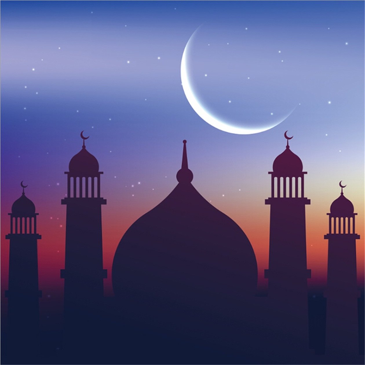 Amazon.com, CSFOTO 8x8ft Ramadan Backdrop Mosque Silhouette Background for Photography Ramadan Muslim Islam Religion Arabic Islamic Pray Arab Eid Photo Wallpaper