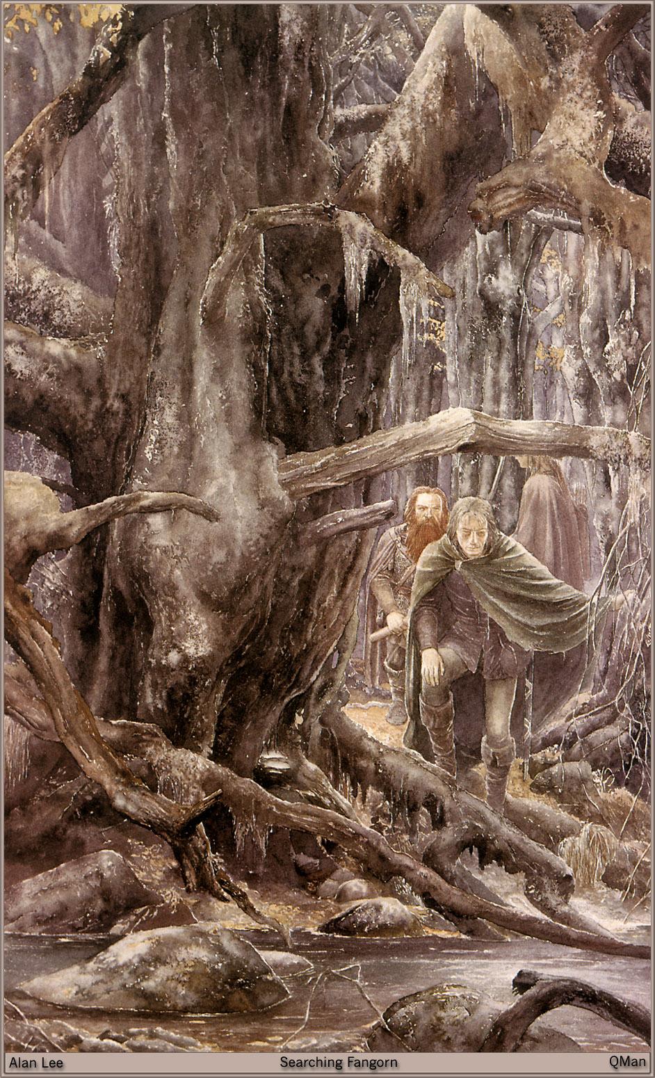 Image Alan Lee Men Fantasy Trunk tree