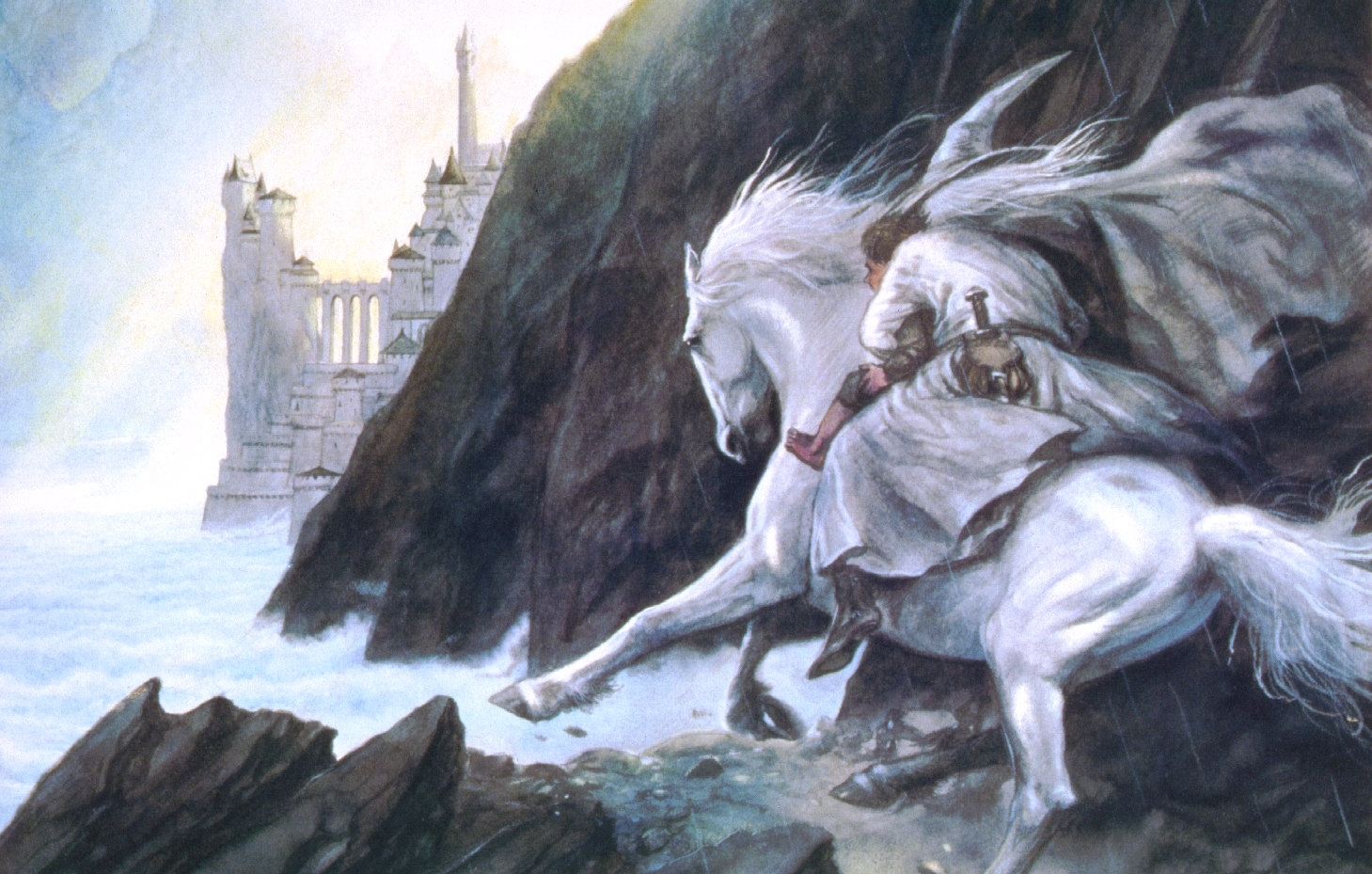 Castles Minas Tirith Gandalf The Lord Of The Rings Lee And John Howe Lotr