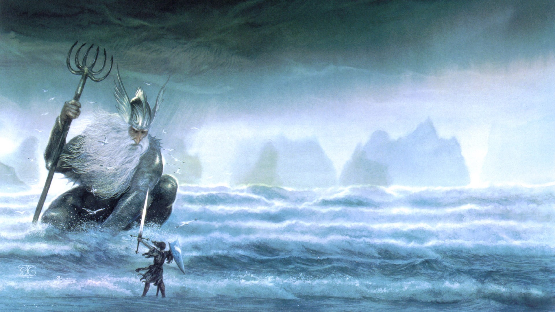 1920x1080 j r r_ tolkien the silmarillion fantasy art john howe wallpaper JPG 419 kB HD Wallpaper