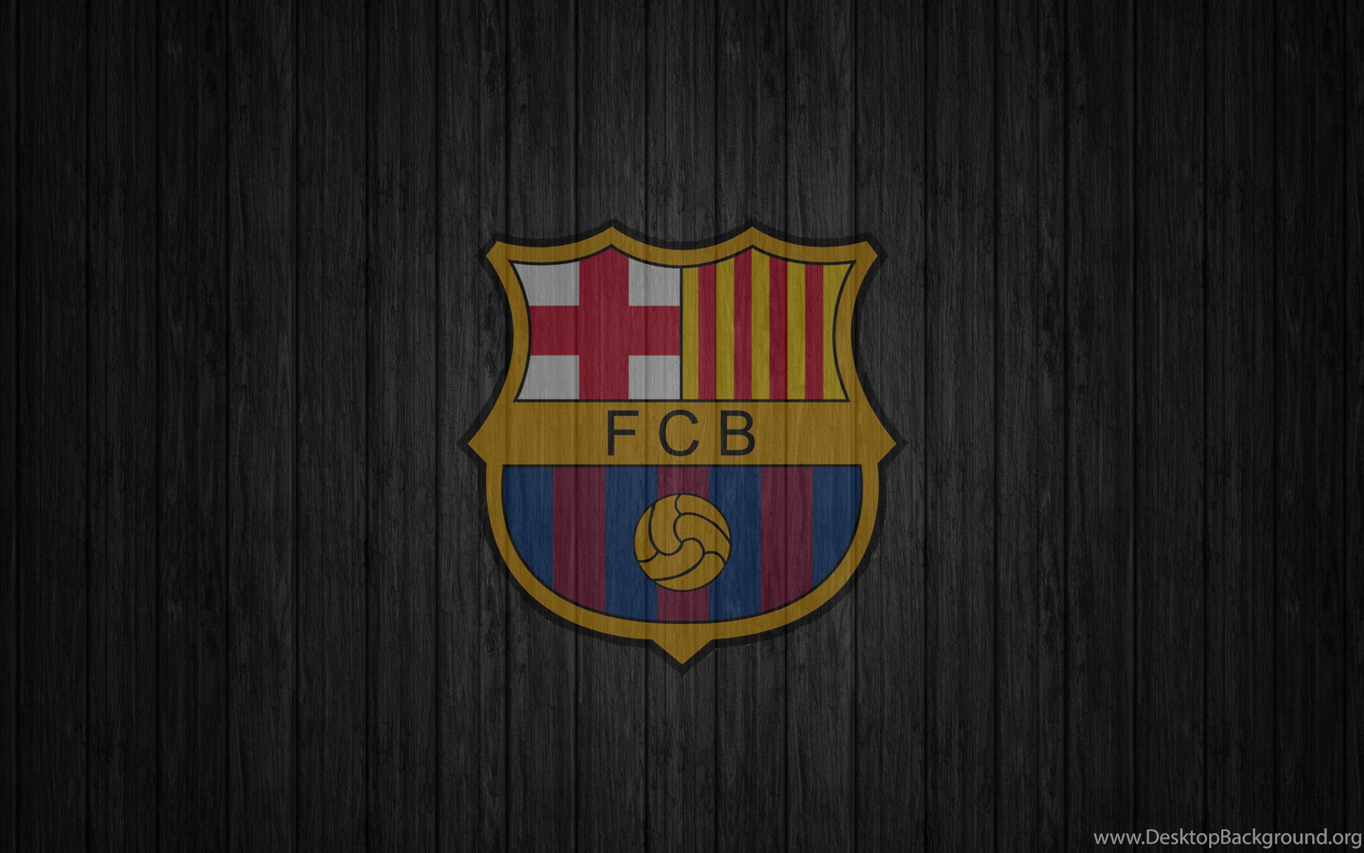 Fc Barcelona Dark Wallpaper Desktop Background