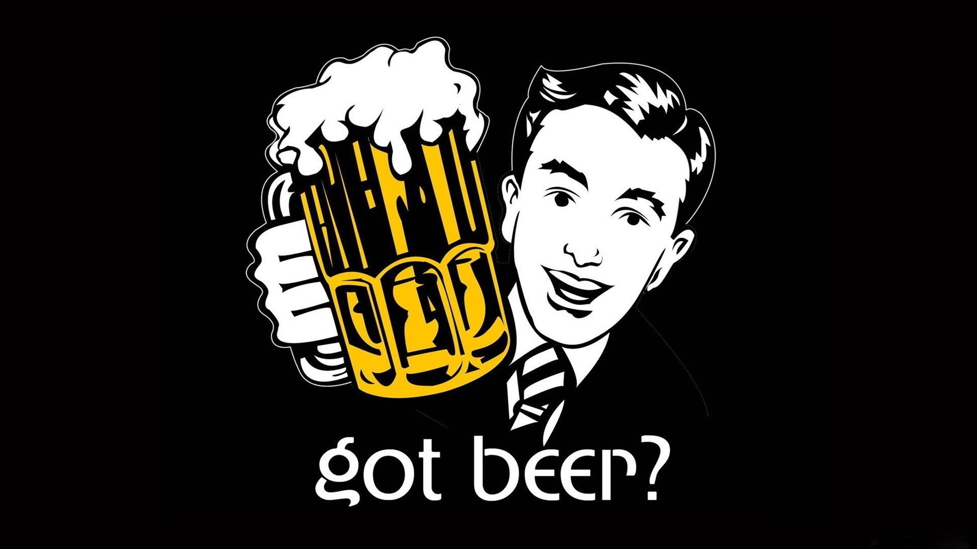 illustration, logo, cartoon, beer, brand, font HD Wallpaper