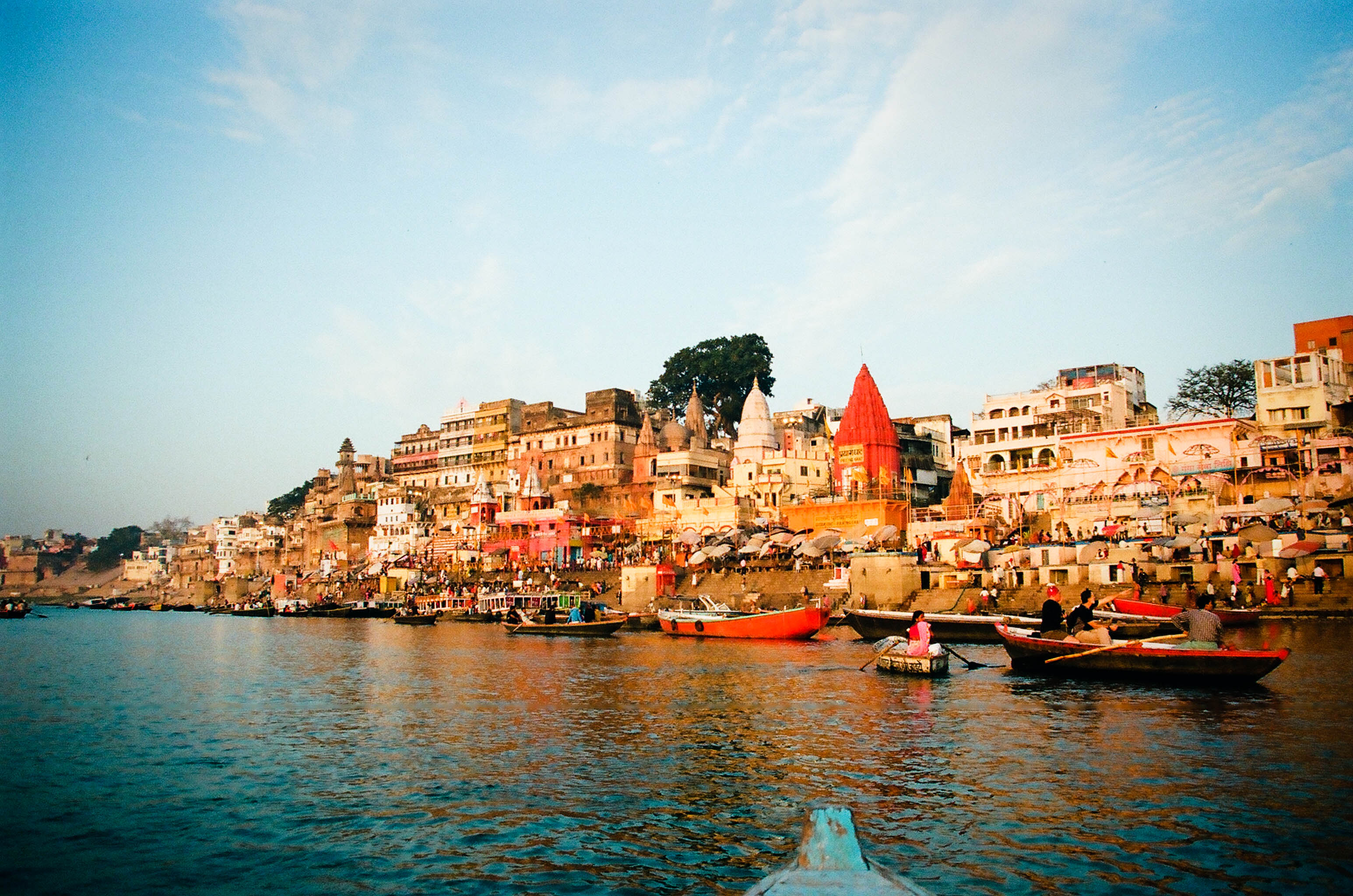 Ganges River bank in