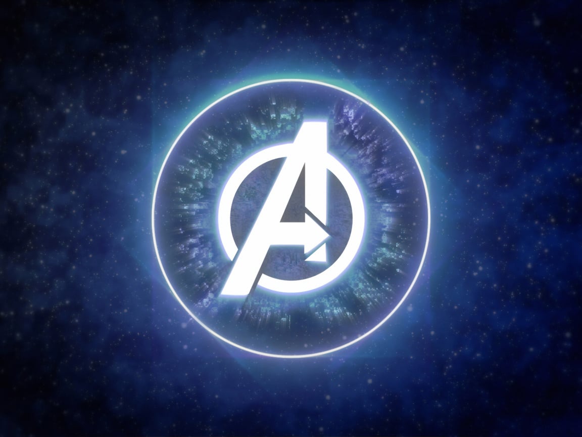 Avengers Logo 4k 1152x864 Resolution HD 4k Wallpaper, Image, Background, Photo and Picture