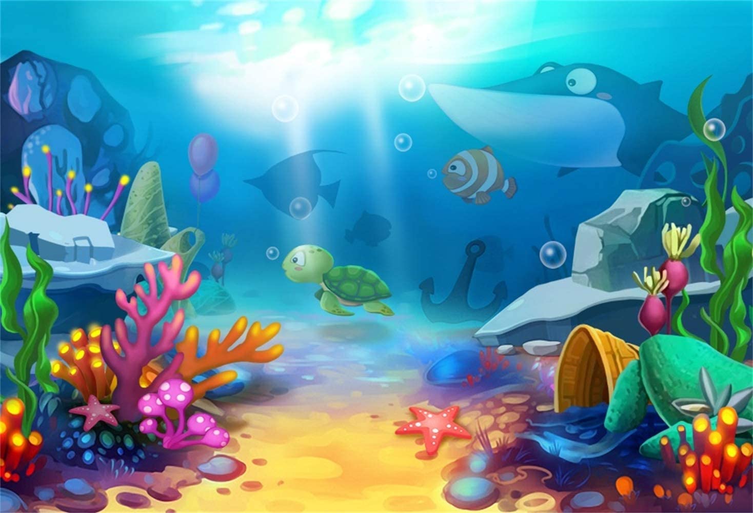 Underwater Cartoon Wallpapers - Wallpaper Cave