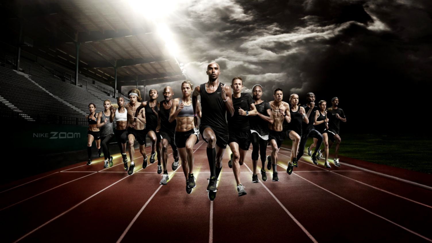 Athlete Running Wallpaper