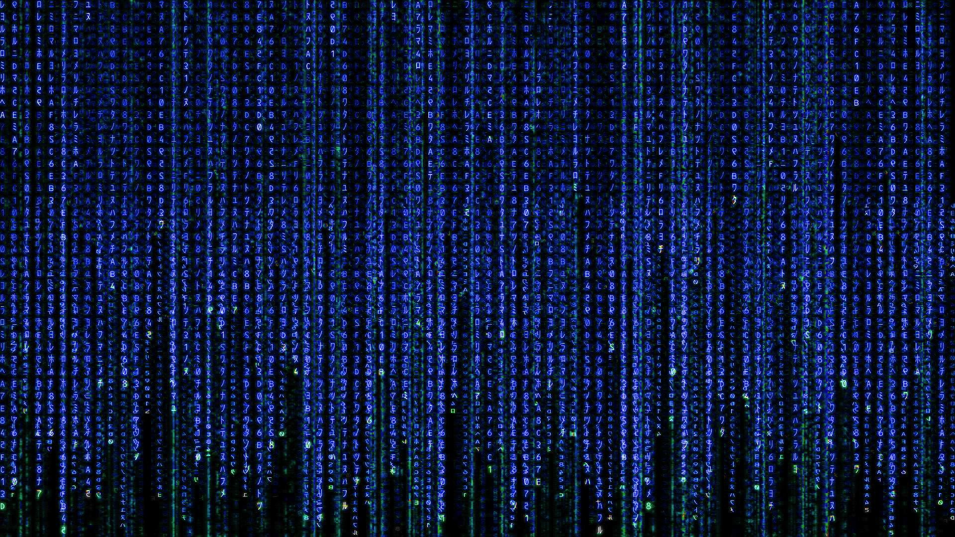 animated blue matrix wallpaper