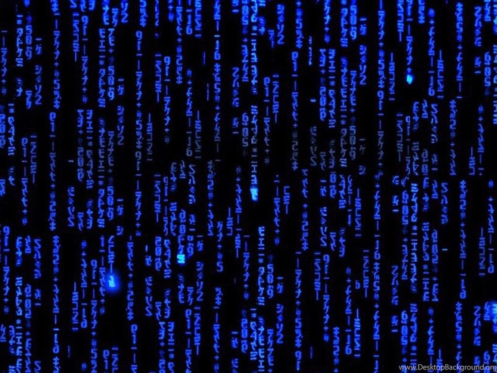 Blue Matrix Wallpaper 650935 Desktop Background
