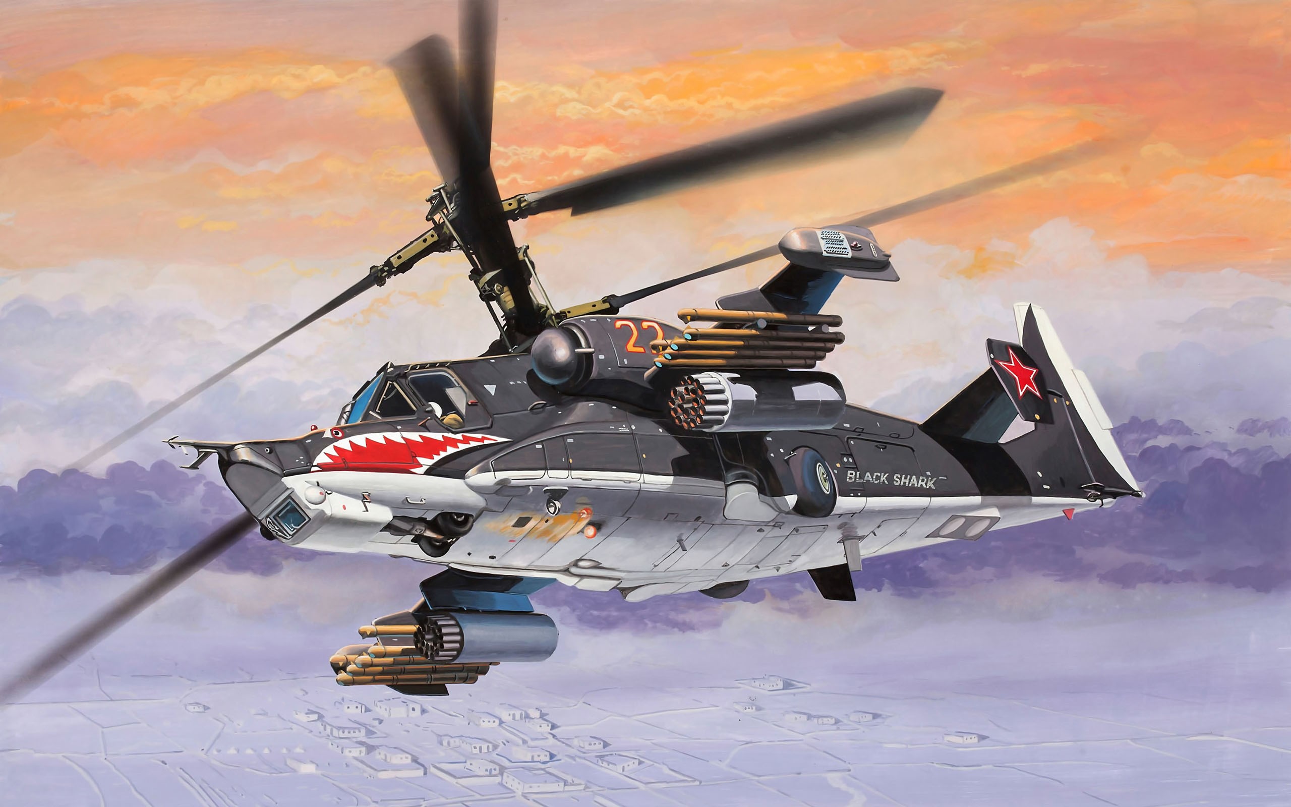 helicopter, Nose, Art, Drawing, Military Wallpaper HD / Desktop and Mobile Background