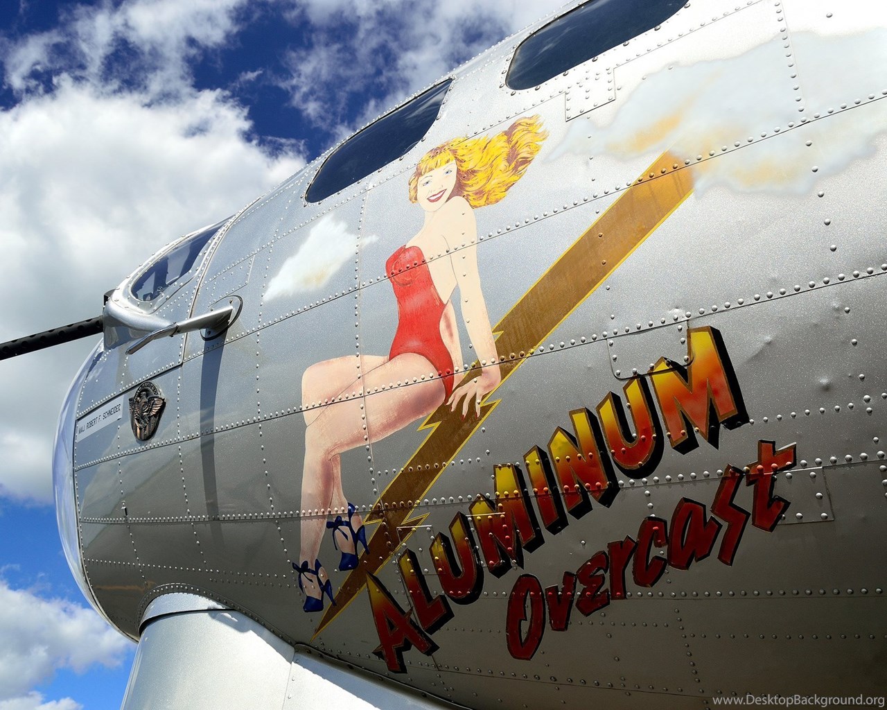 Nose Art Aircrafts Plane Fighter Pin up Wallpaper Desktop Background