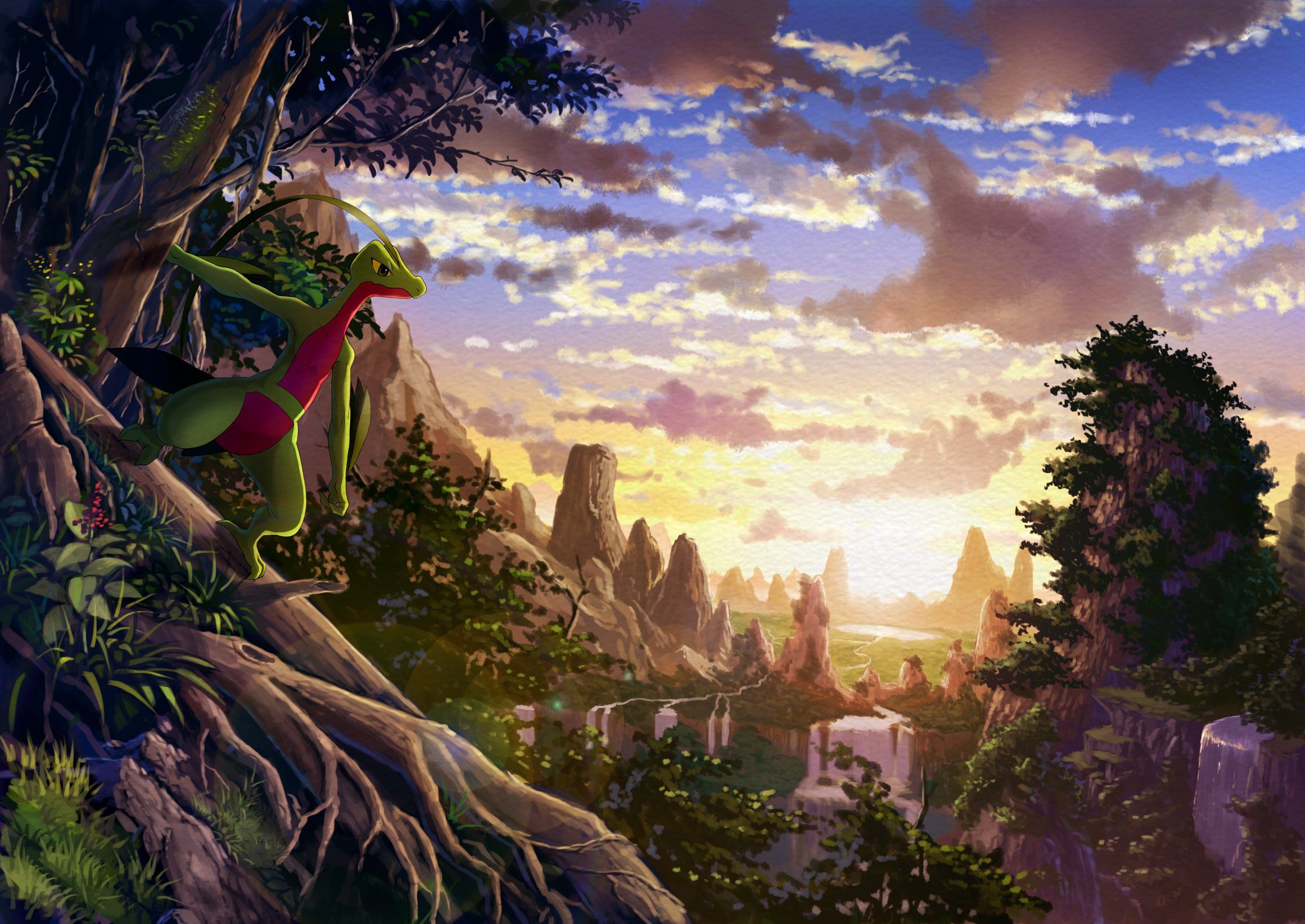 Pokemon Landscape Wallpaper Free Pokemon Landscape Background