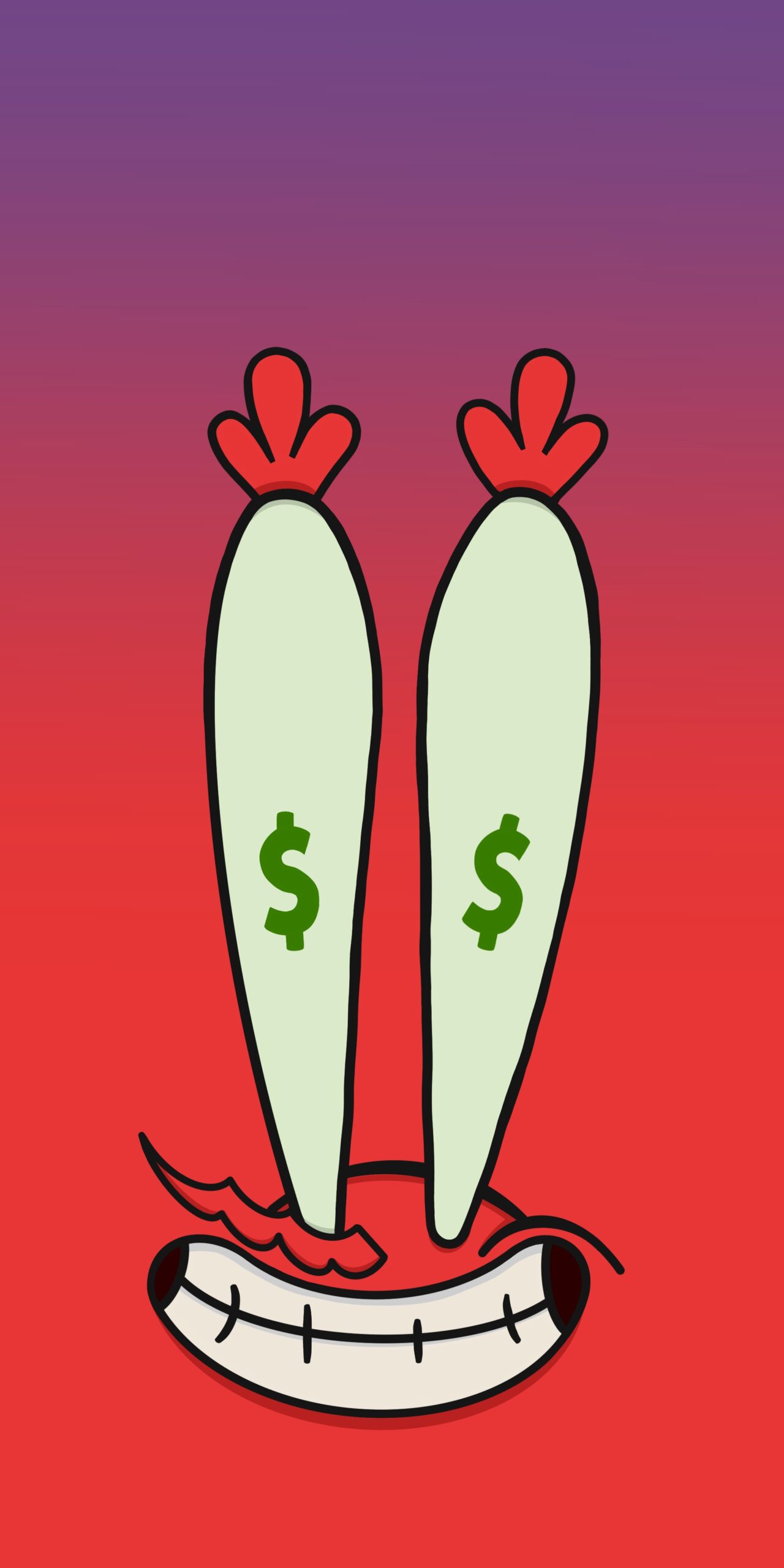 SpongeBob Wallpaper with Mr. Krabs Money Eyes Background HD