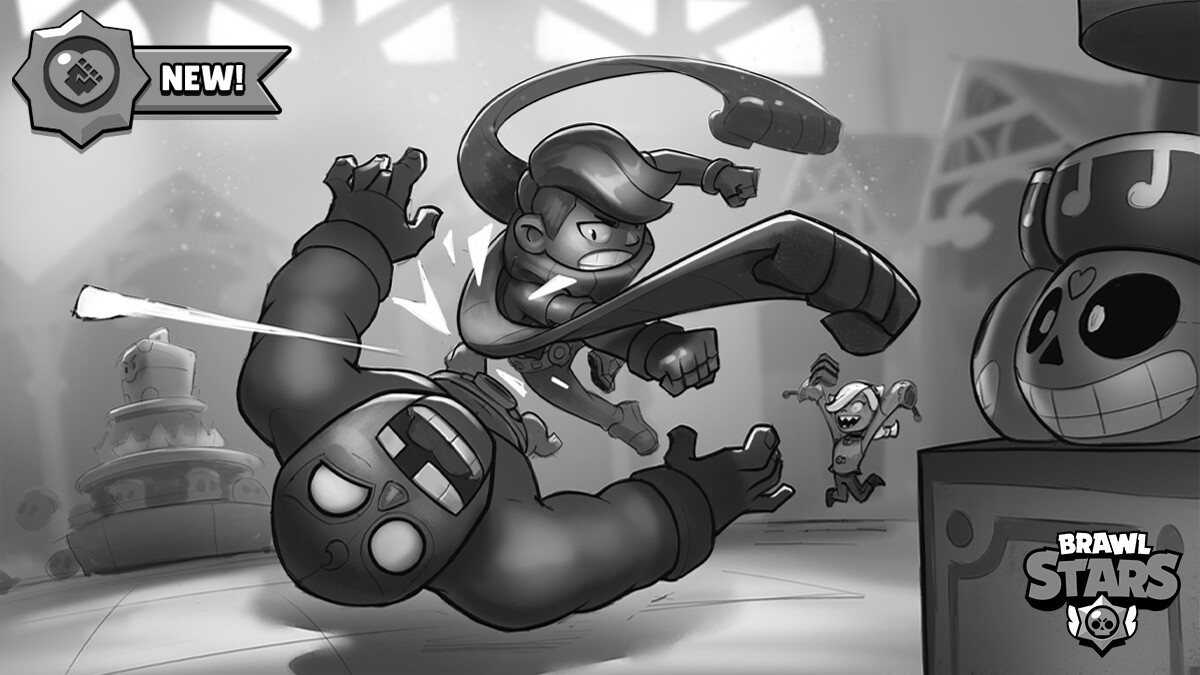 Brawl Stars Edgar Illustration,. Greez